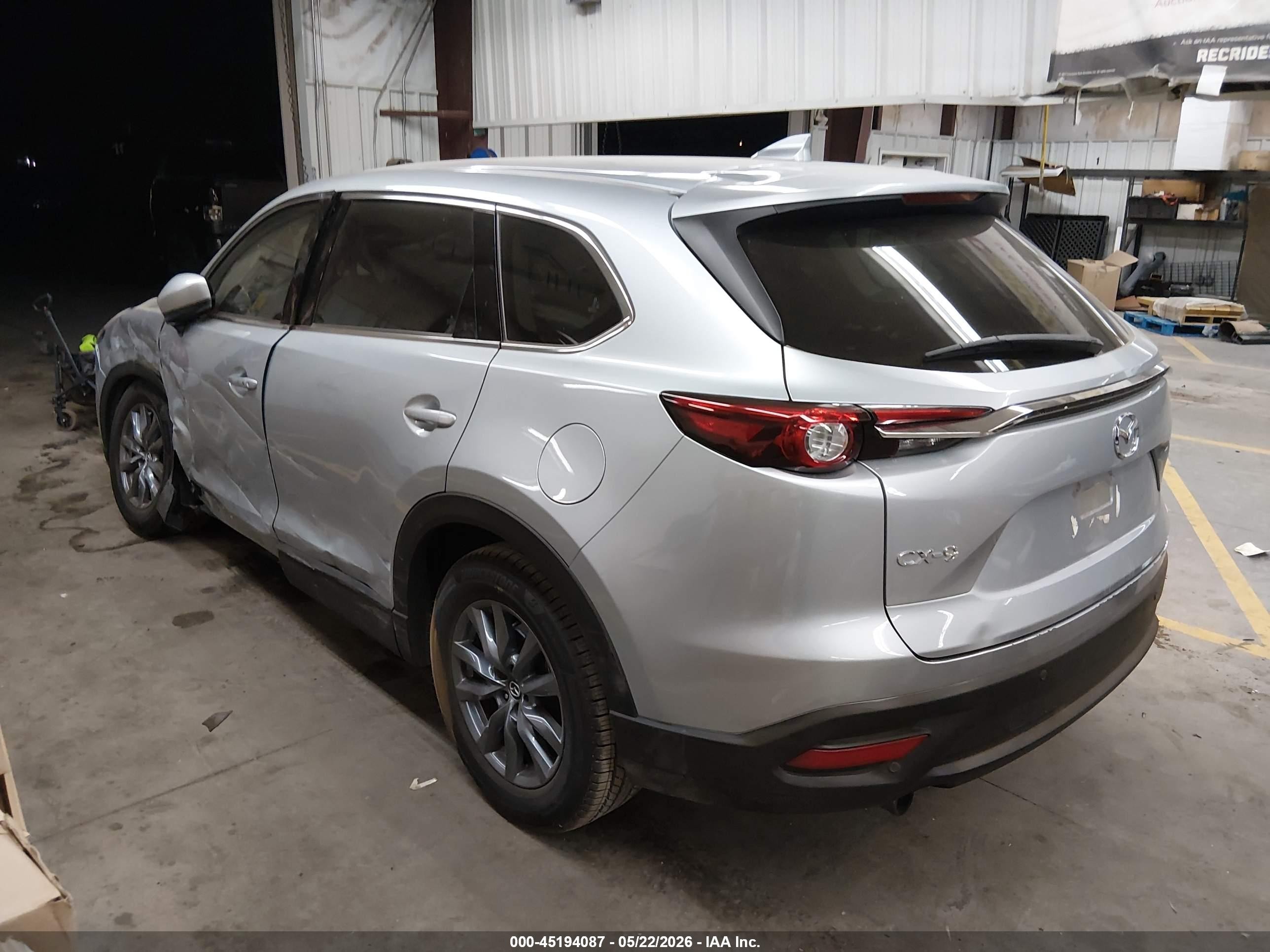 2020 Mazda Cx-9 Touring Silver vin: JM3TCACY5L0416570