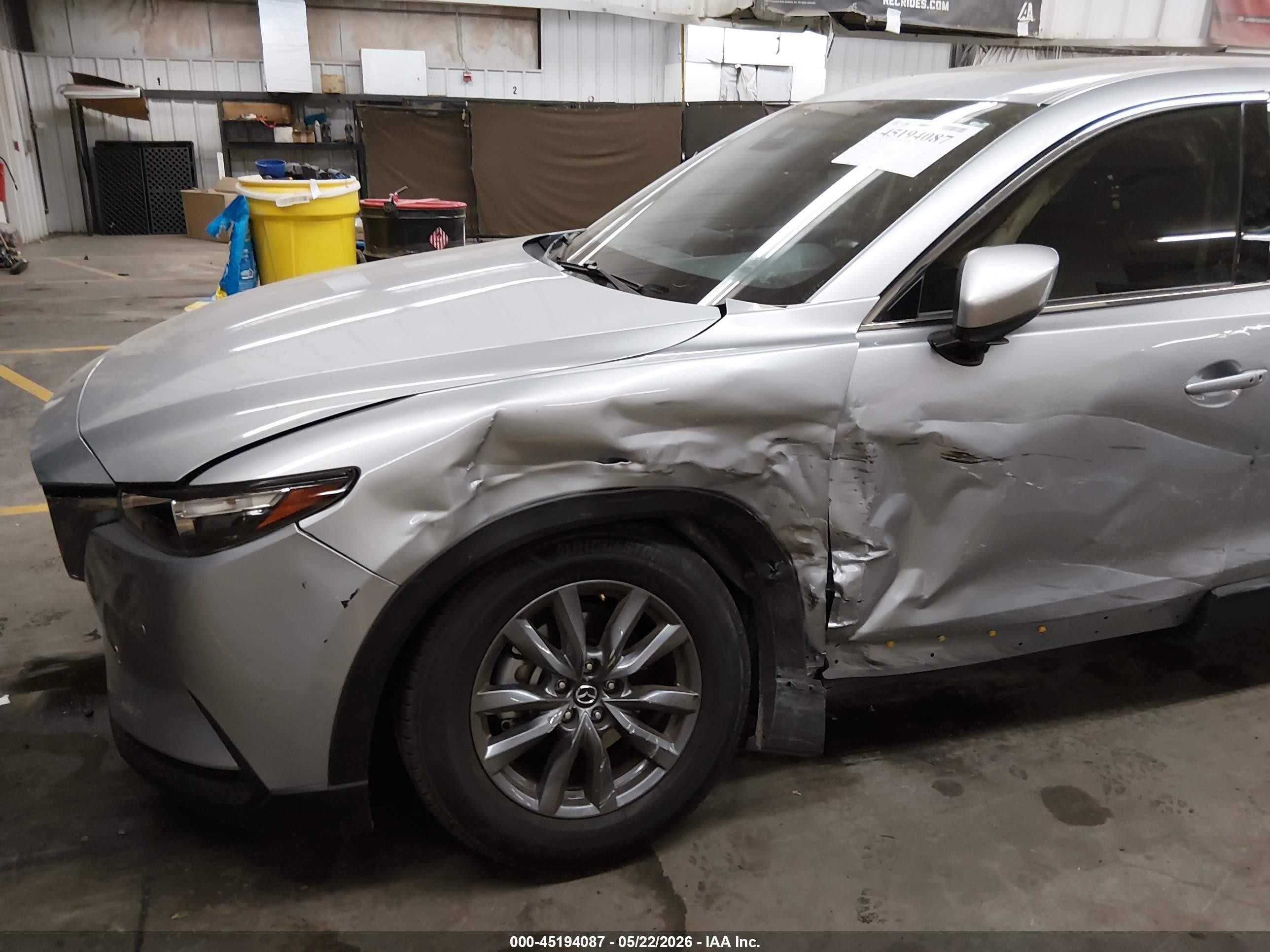 2020 Mazda Cx-9 Touring Silver vin: JM3TCACY5L0416570