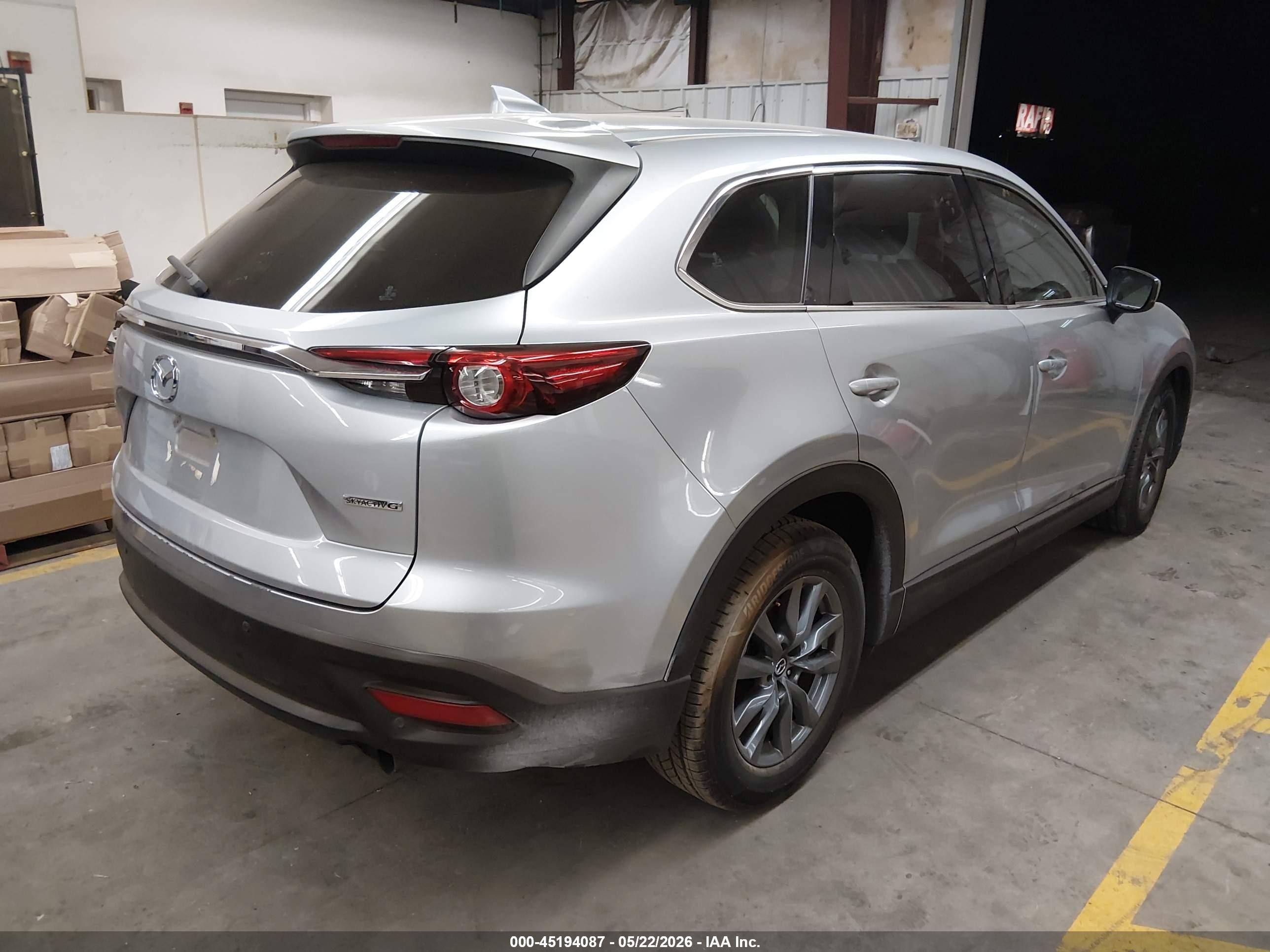 2020 Mazda Cx-9 Touring Silver vin: JM3TCACY5L0416570
