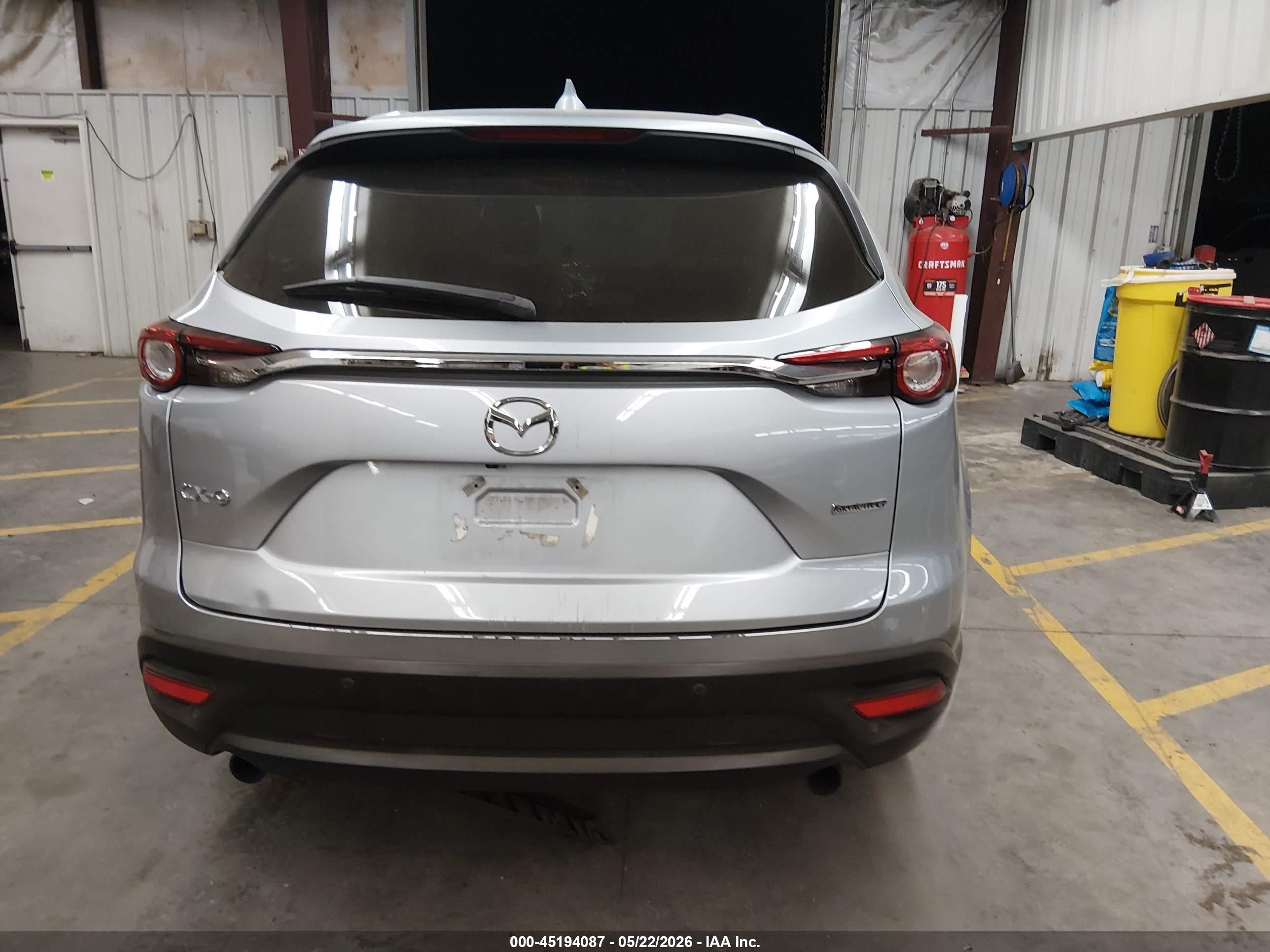 2020 Mazda Cx-9 Touring Silver vin: JM3TCACY5L0416570