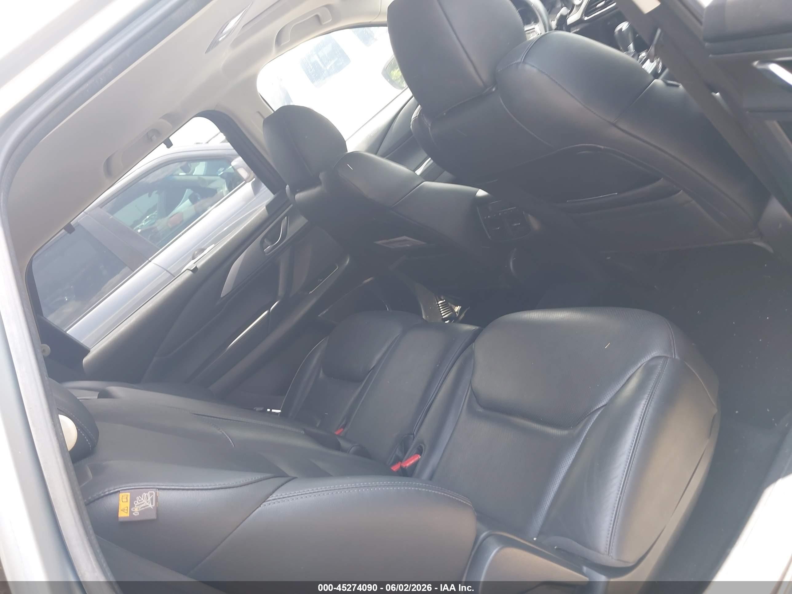 2016 Mazda Cx-9 Touring Silver vin: JM3TCACY7G0124229