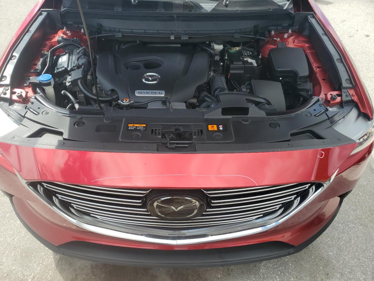 2021 Mazda Cx-9 Touring Красный vin: JM3TCACY7M0512105