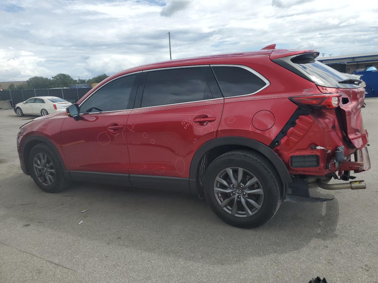 2021 Mazda Cx-9 Touring Красный vin: JM3TCACY7M0512105