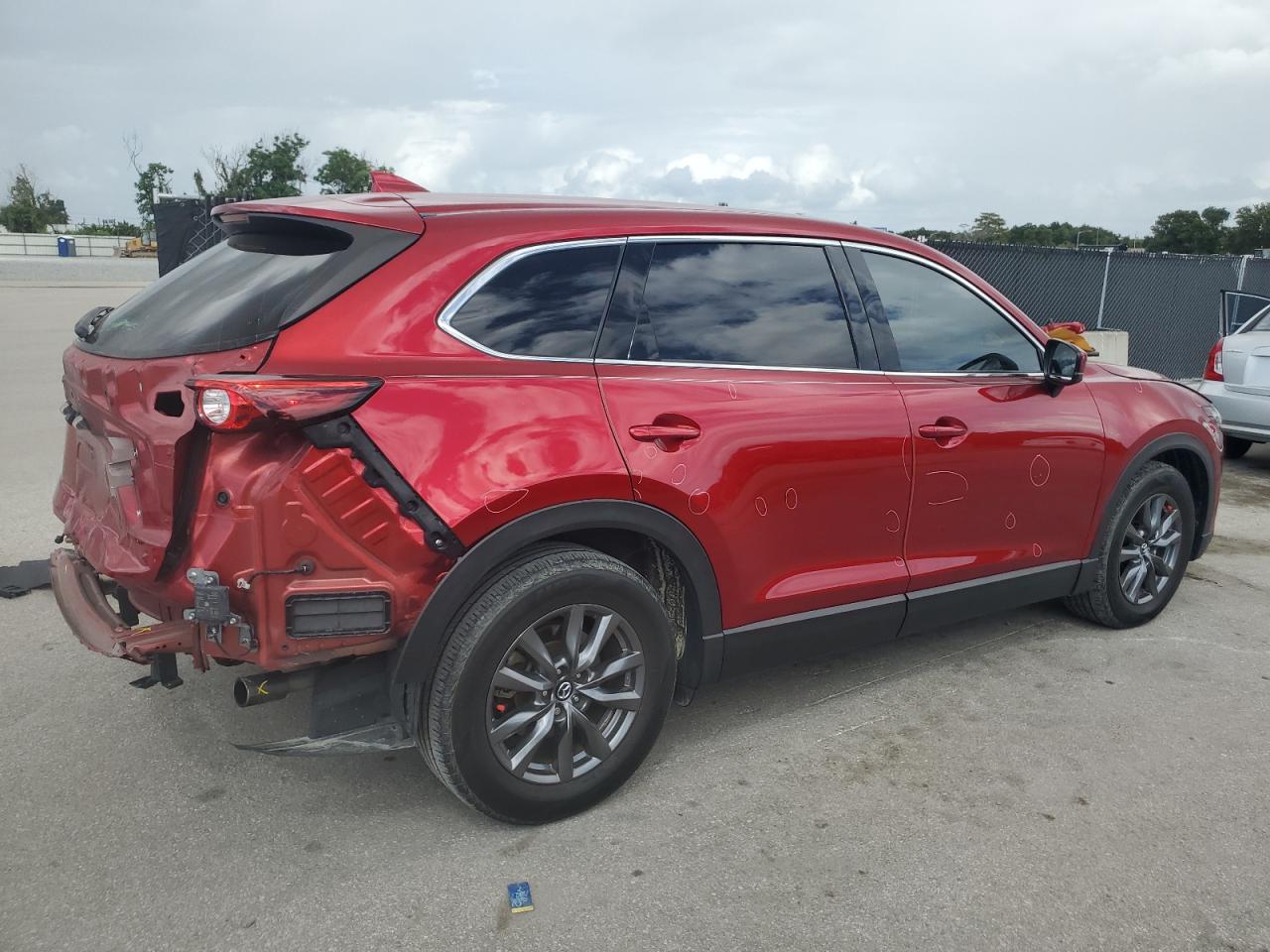 2021 Mazda Cx-9 Touring Красный vin: JM3TCACY7M0512105