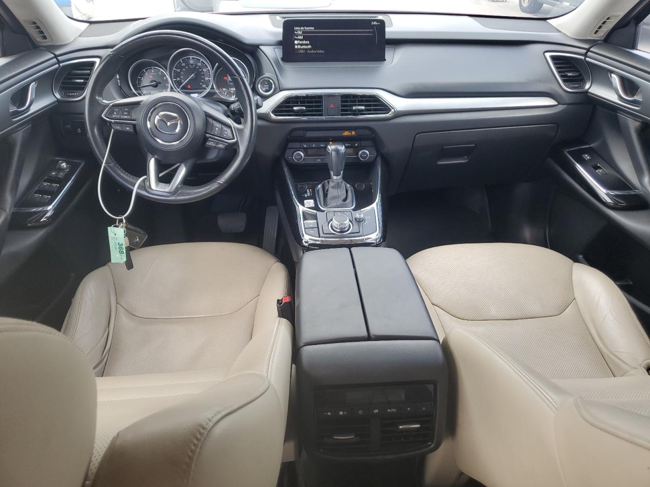 2021 Mazda Cx-9 Touring Красный vin: JM3TCACY7M0512105