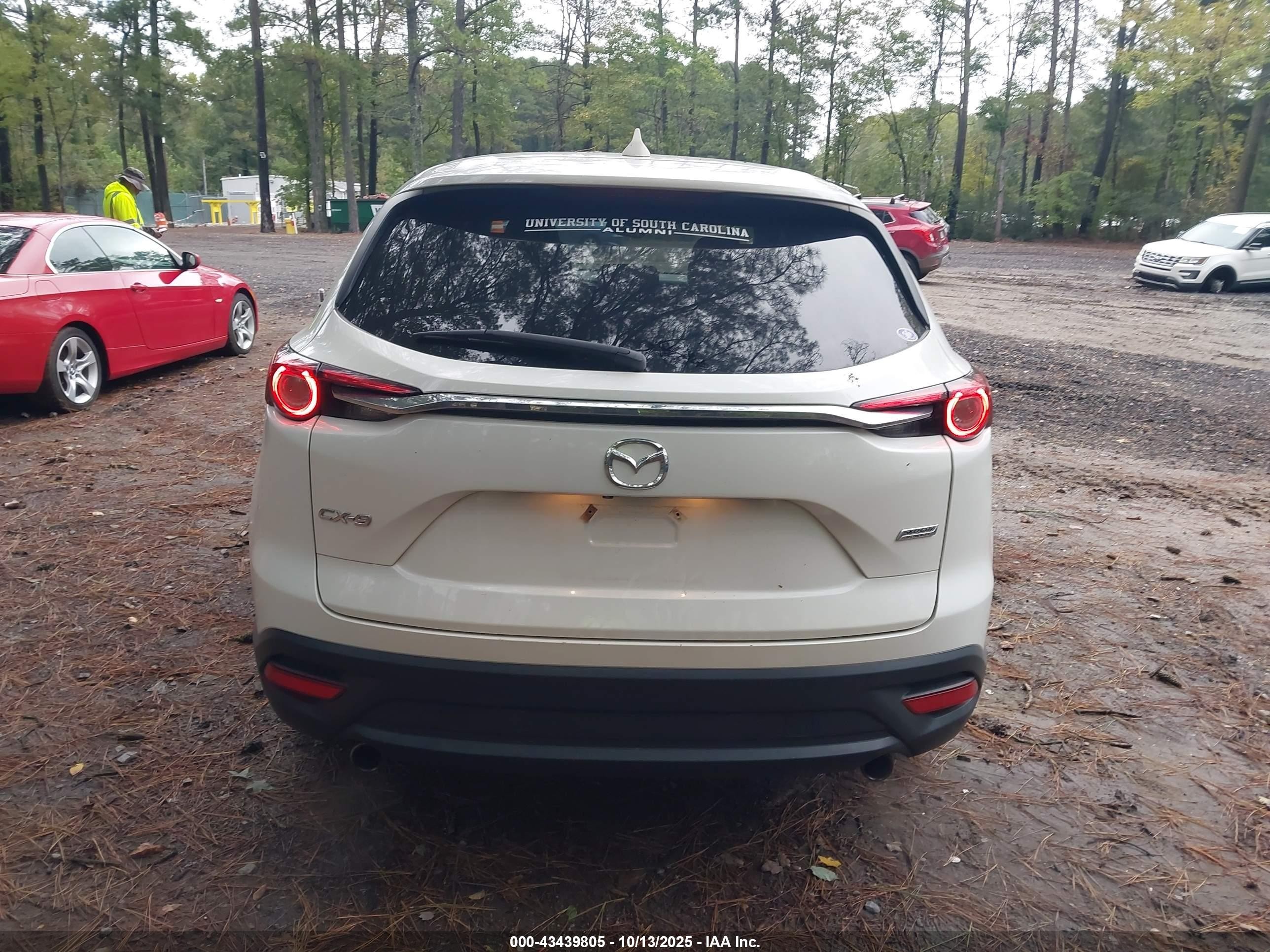 2018 Mazda Cx-9 Touring Белый vin: JM3TCACY8J0210169