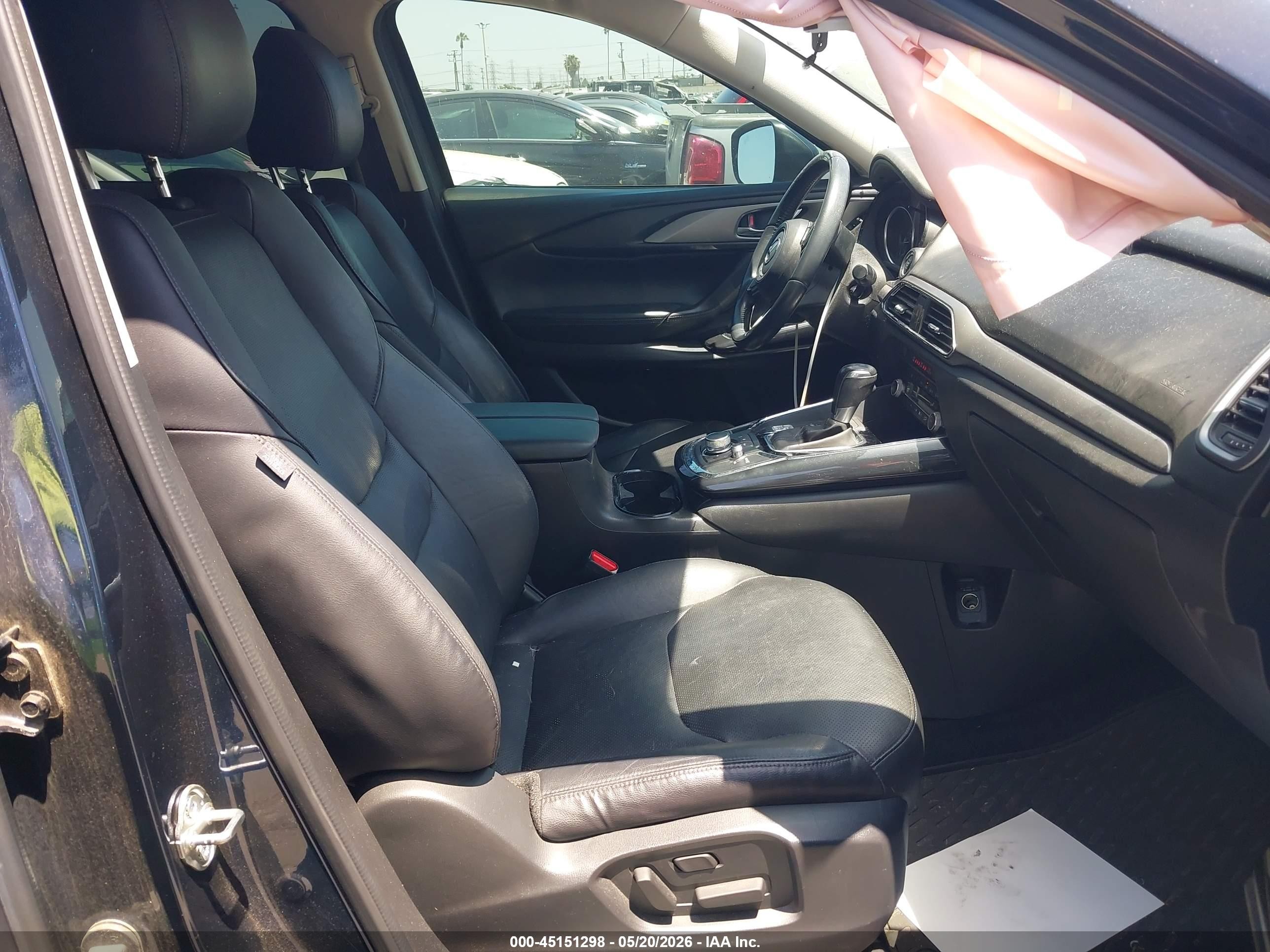 2019 Mazda Cx-9 Touring Blue vin: JM3TCACYXK0312459
