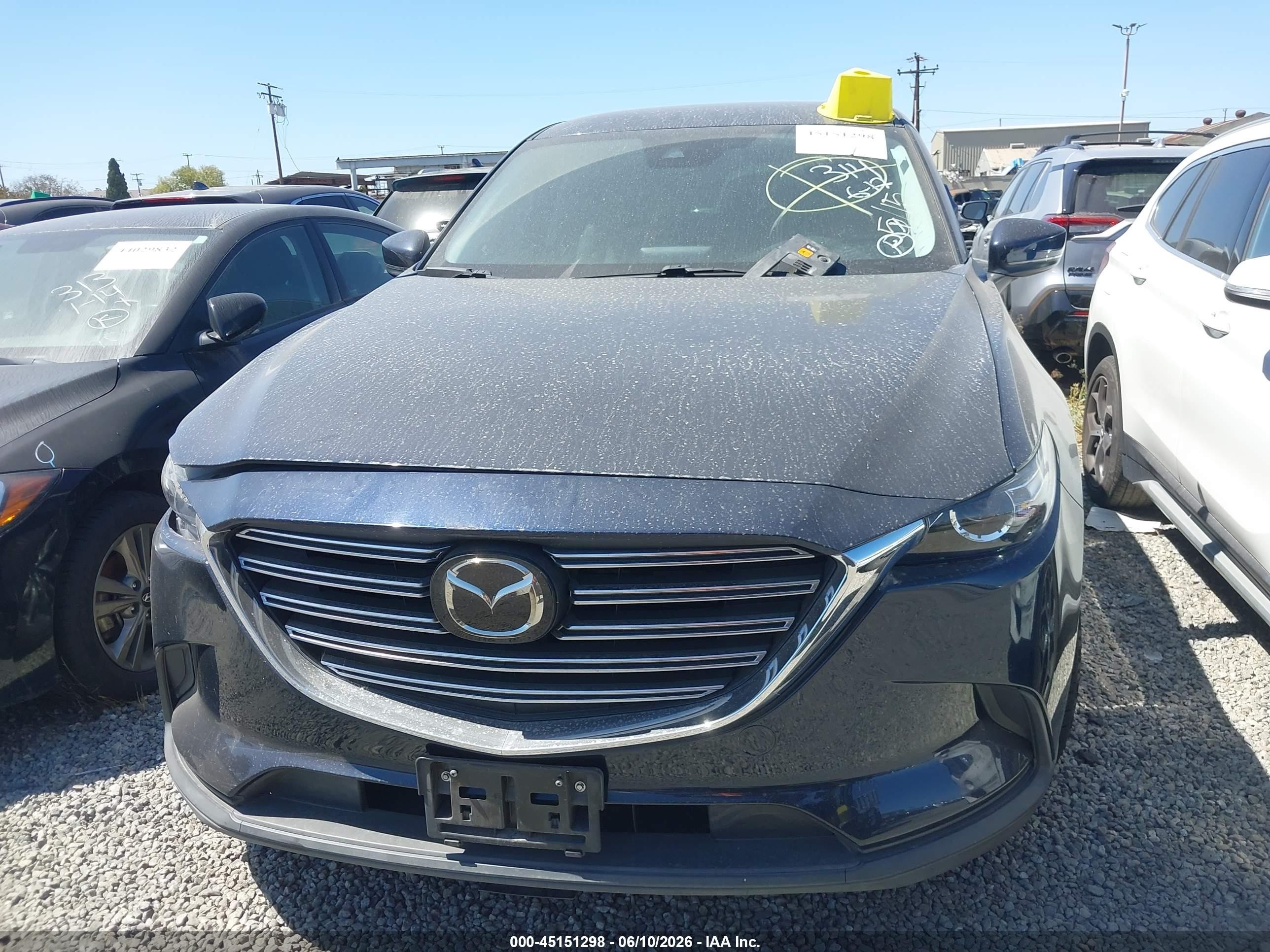 2019 Mazda Cx-9 Touring Blue vin: JM3TCACYXK0312459