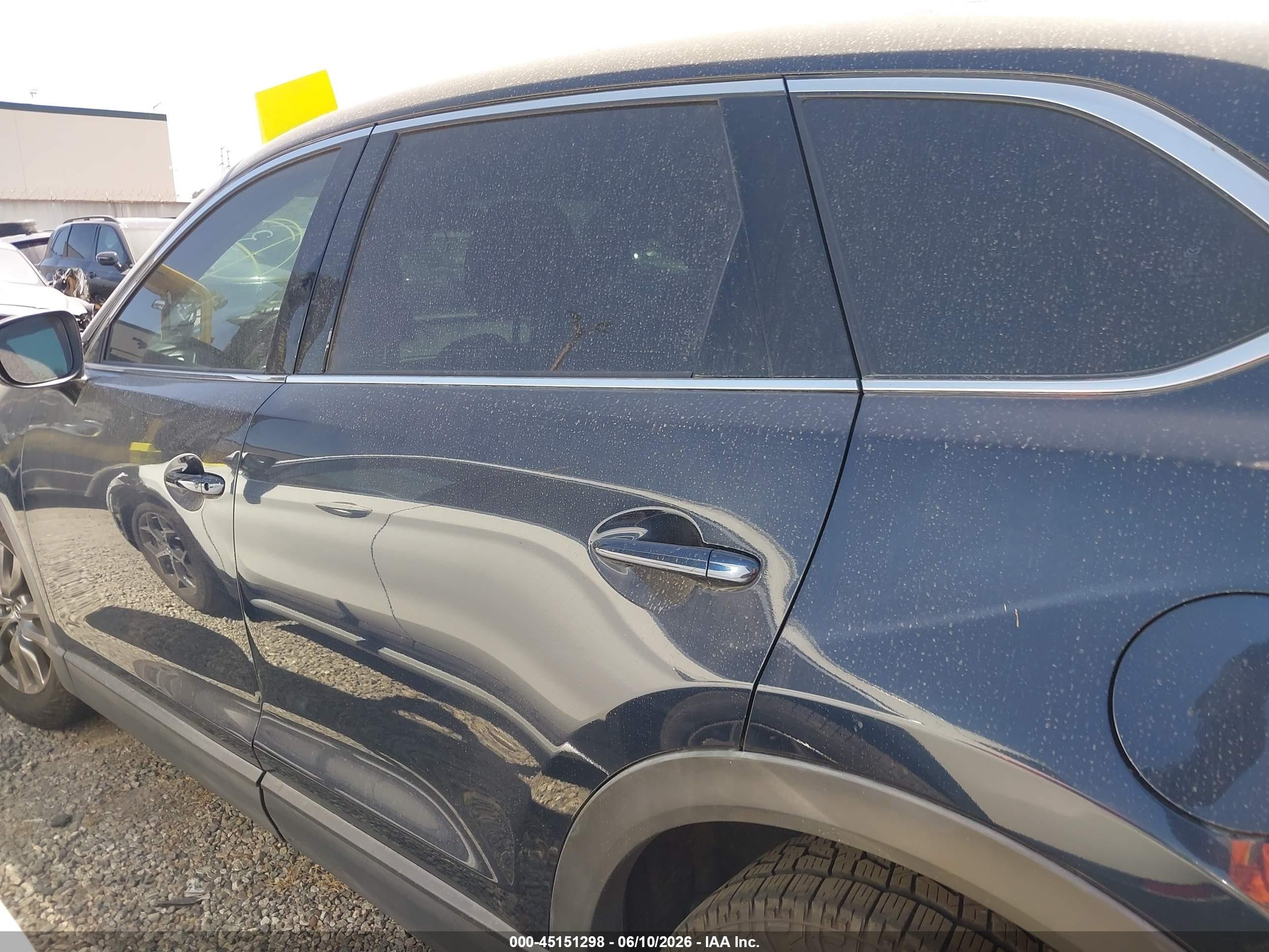 2019 Mazda Cx-9 Touring Blue vin: JM3TCACYXK0312459