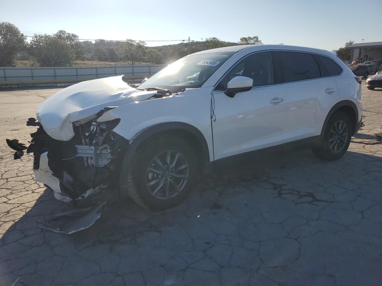 2020 Mazda Cx-9 Touring White vin: JM3TCACYXL0401997
