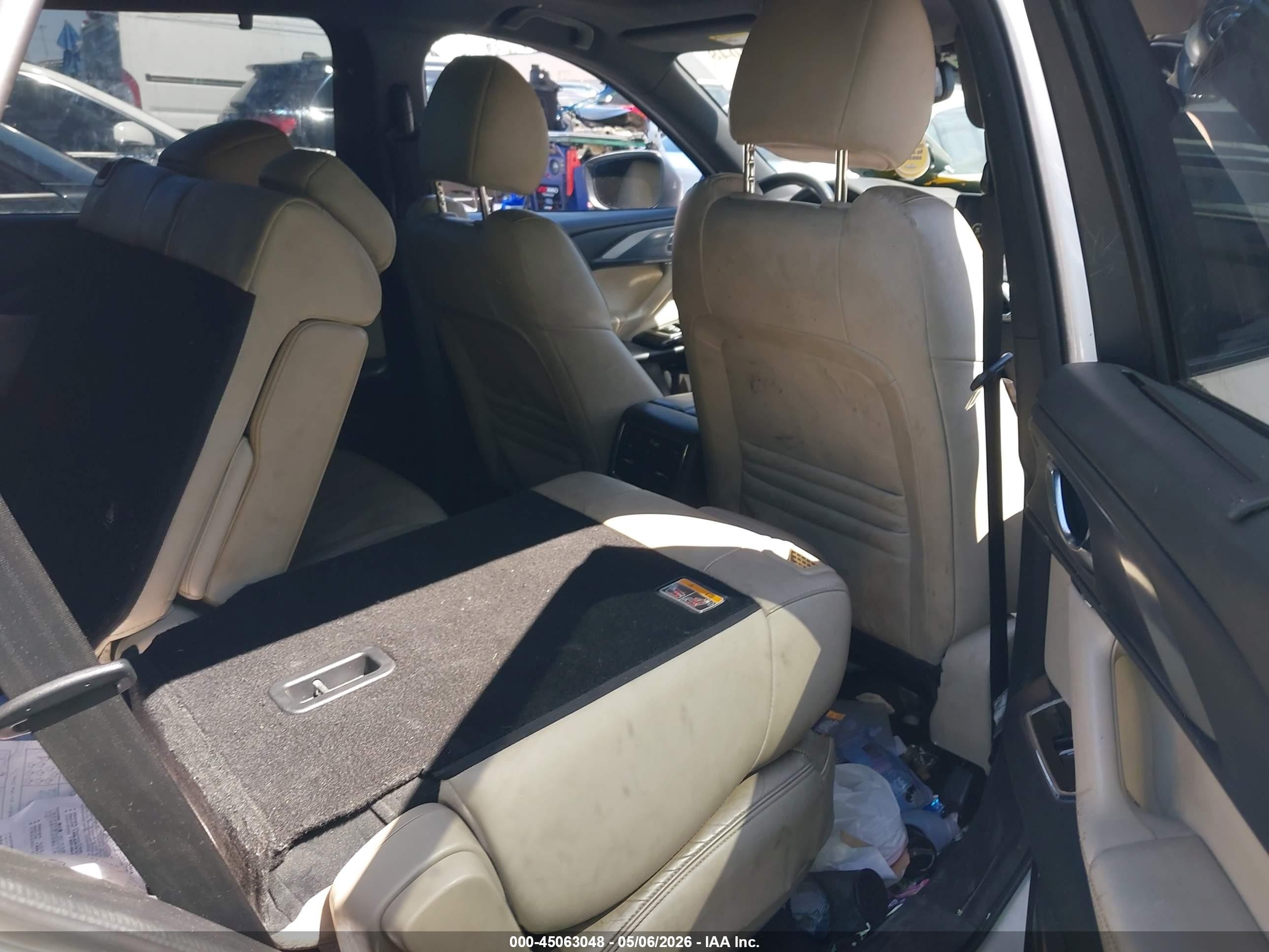 2018 Mazda Cx-9 Grand Touring White vin: JM3TCADY2J0205354
