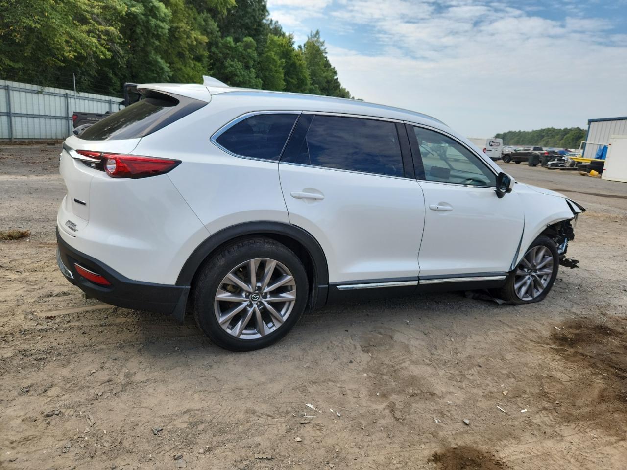 2021 Mazda Cx-9 Grand Touring Белый vin: JM3TCADY5M0506236