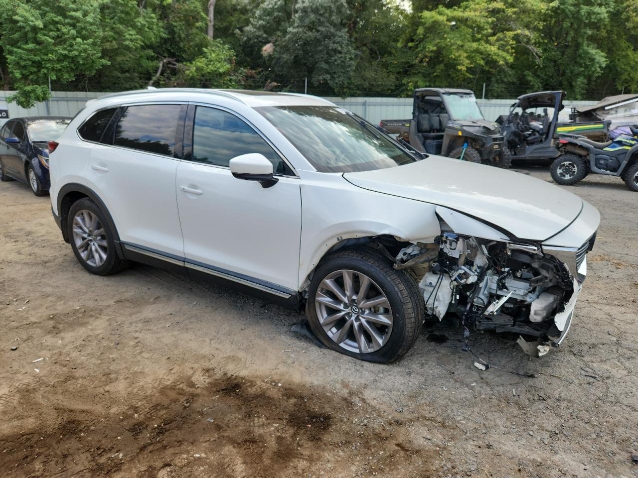 2021 Mazda Cx-9 Grand Touring Белый vin: JM3TCADY5M0506236