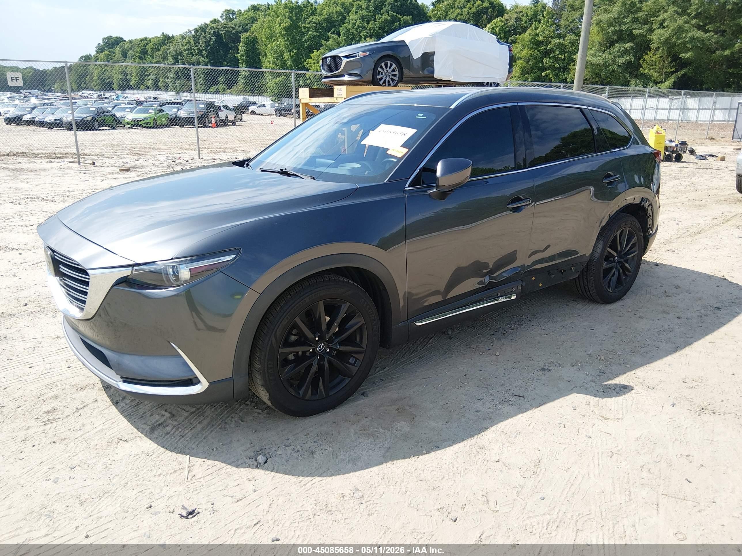 2016 Mazda Cx-9 Grand Touring Gray vin: JM3TCADY6G0120011
