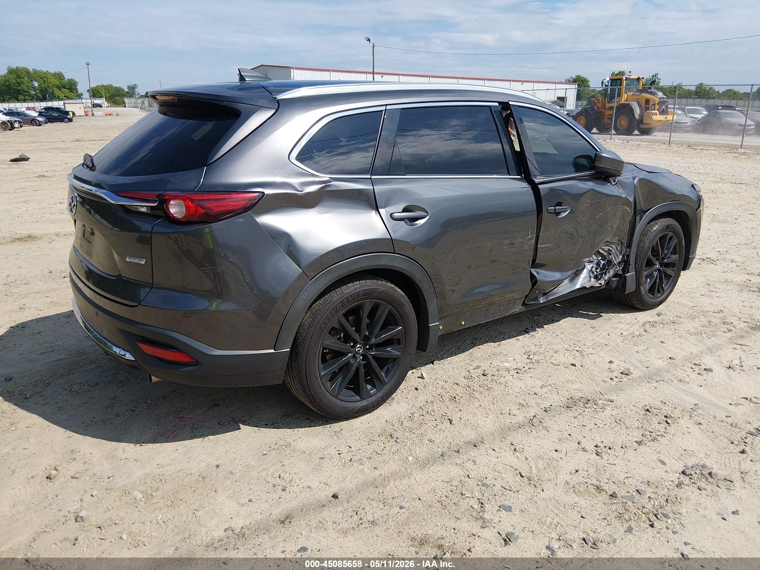 2016 Mazda Cx-9 Grand Touring Gray vin: JM3TCADY6G0120011