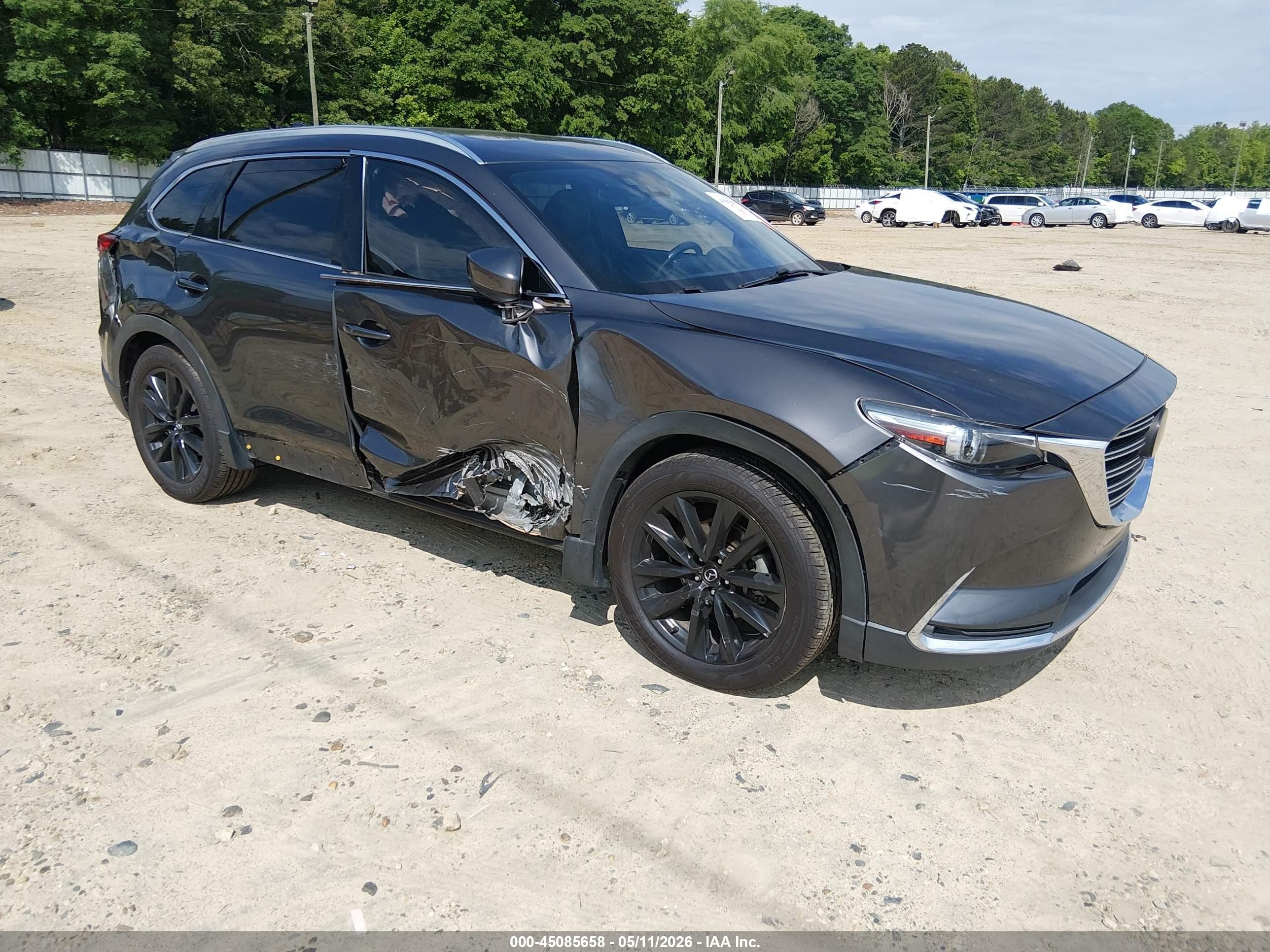 2016 Mazda Cx-9 Grand Touring Gray vin: JM3TCADY6G0120011