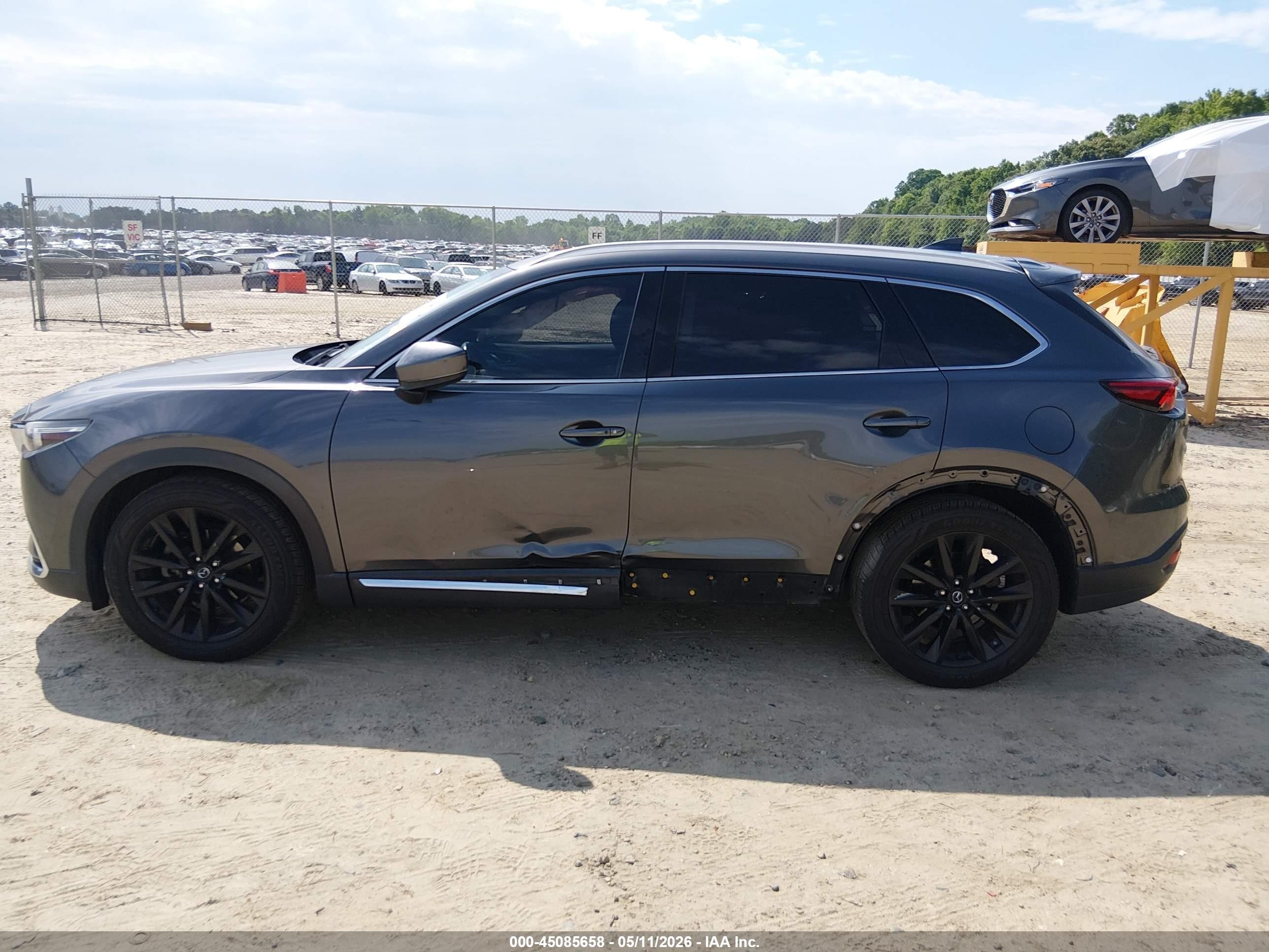 2016 Mazda Cx-9 Grand Touring Gray vin: JM3TCADY6G0120011