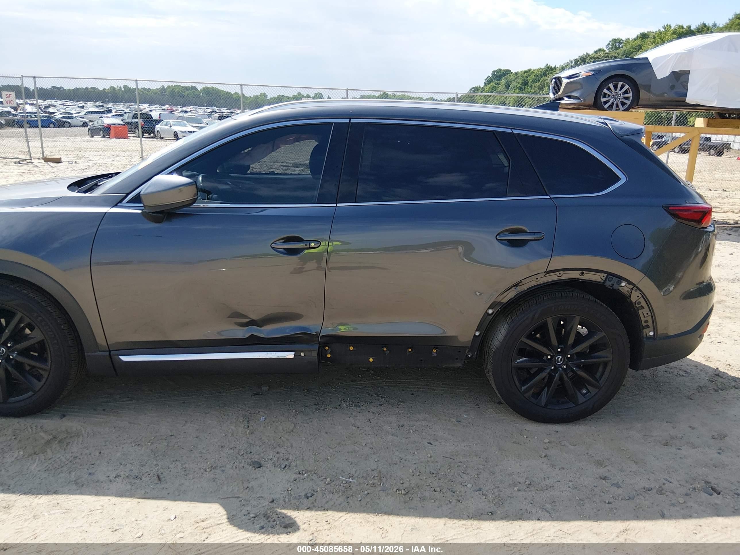 2016 Mazda Cx-9 Grand Touring Gray vin: JM3TCADY6G0120011