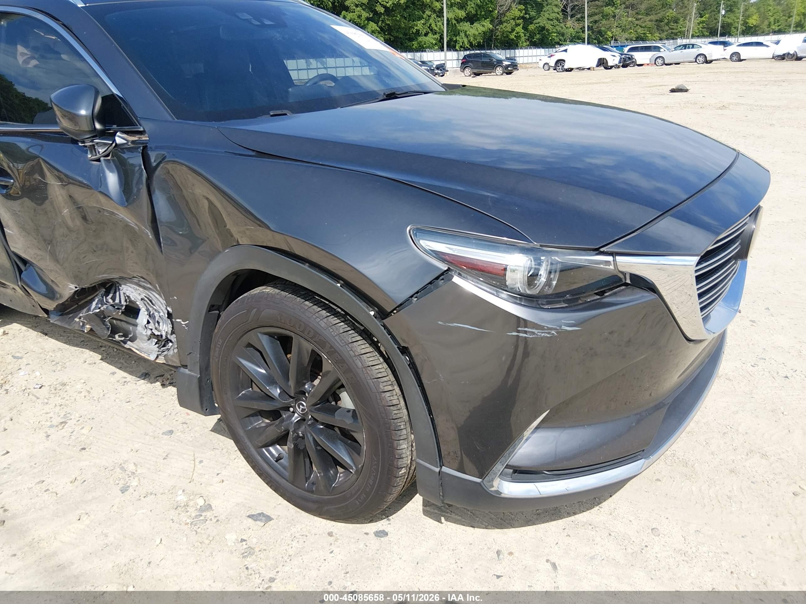2016 Mazda Cx-9 Grand Touring Gray vin: JM3TCADY6G0120011