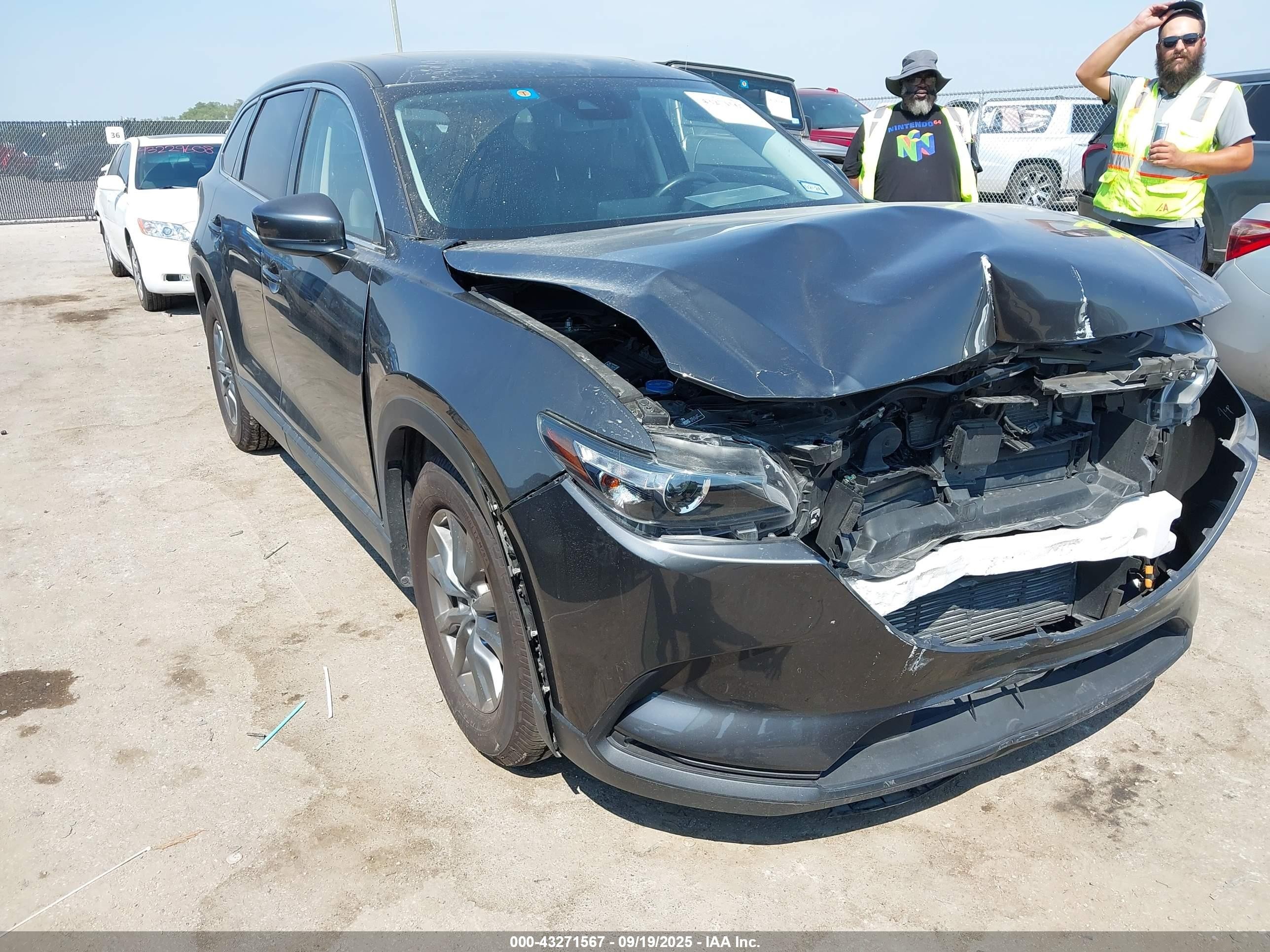 2023 Mazda Cx-9 Touring Gray vin: JM3TCBCY1P0647669