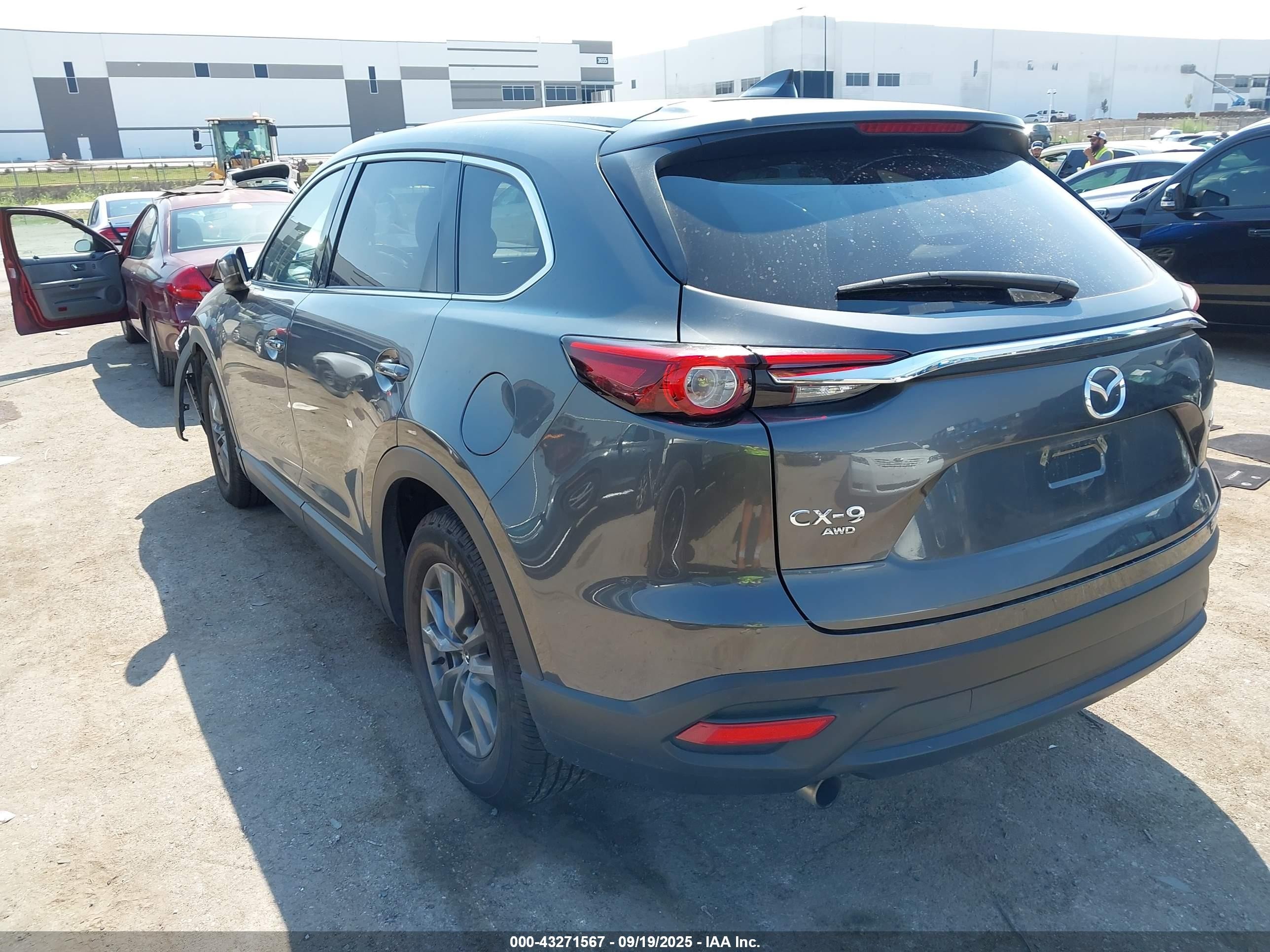 2023 Mazda Cx-9 Touring Gray vin: JM3TCBCY1P0647669