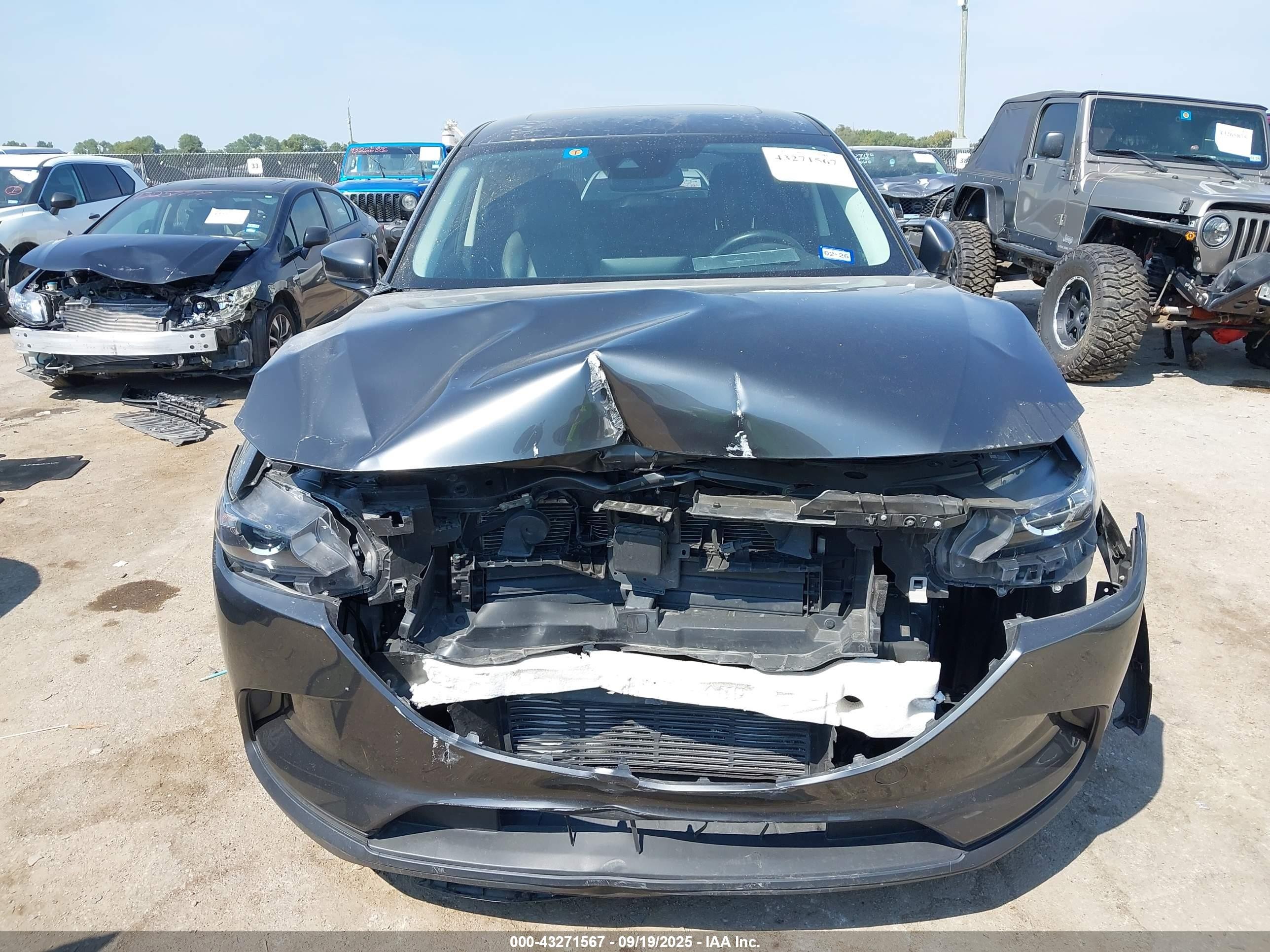 2023 Mazda Cx-9 Touring Gray vin: JM3TCBCY1P0647669