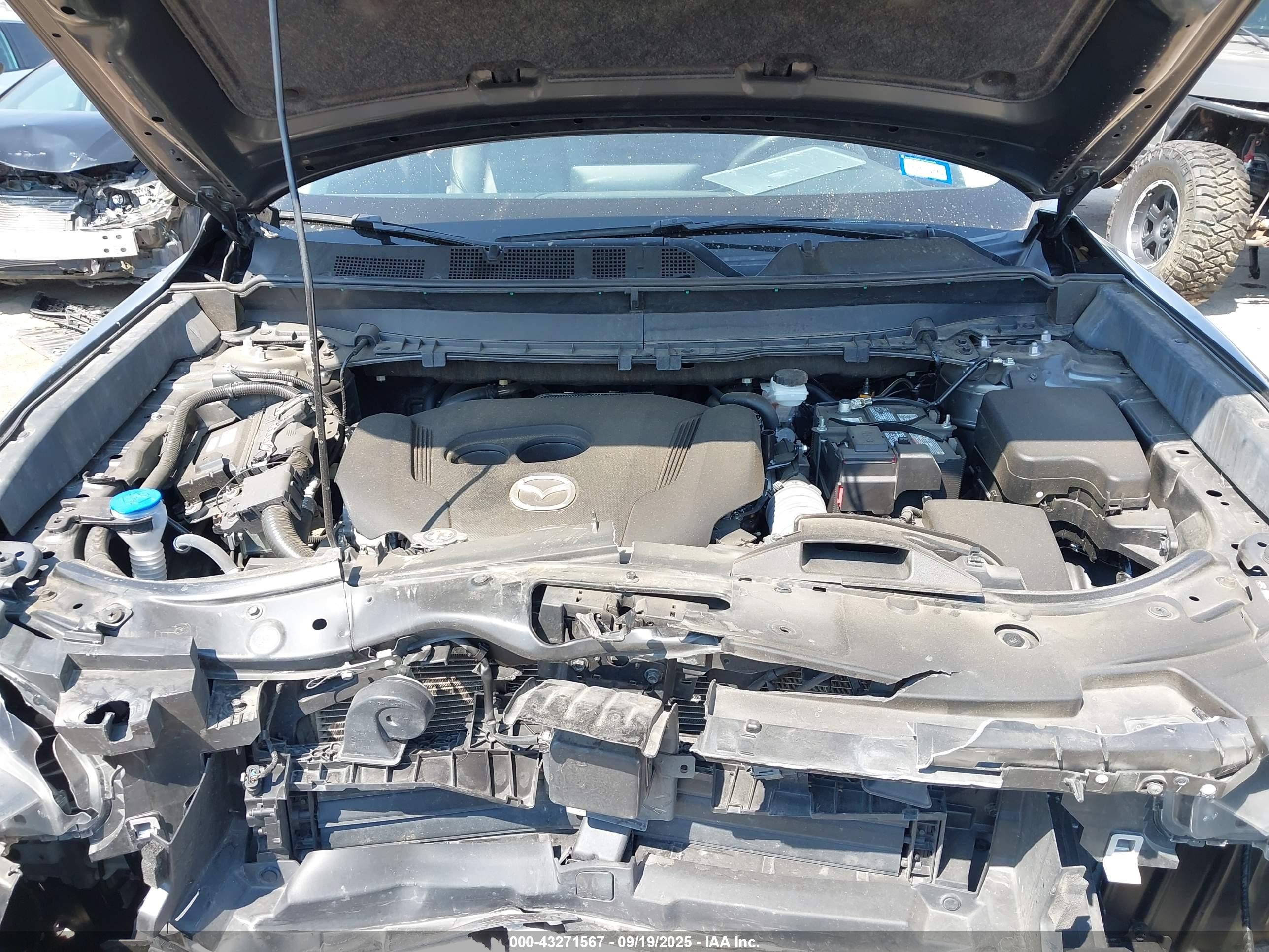 2023 Mazda Cx-9 Touring Gray vin: JM3TCBCY1P0647669