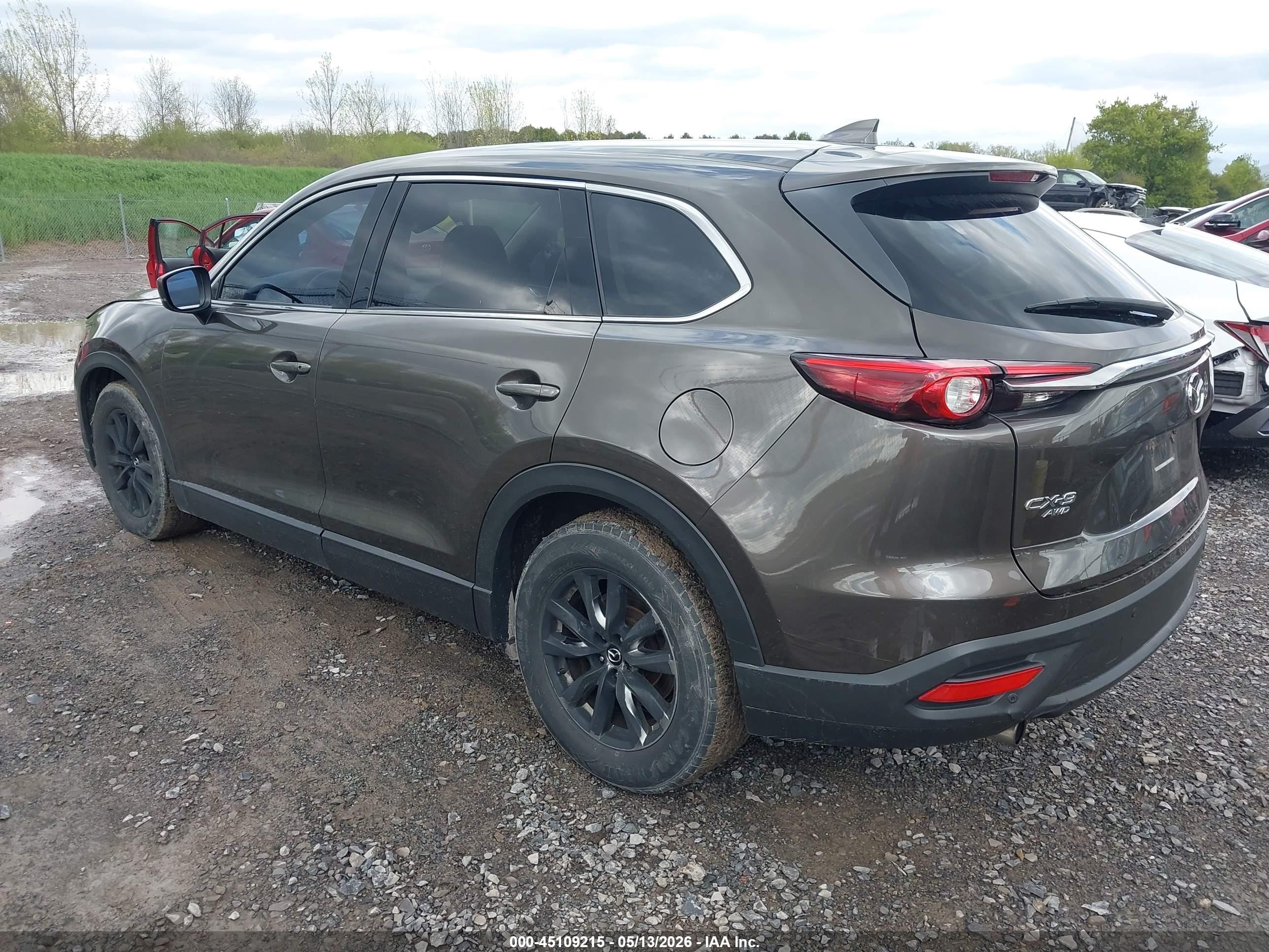 2016 Mazda Cx-9 Touring Black vin: JM3TCBCY2G0100894