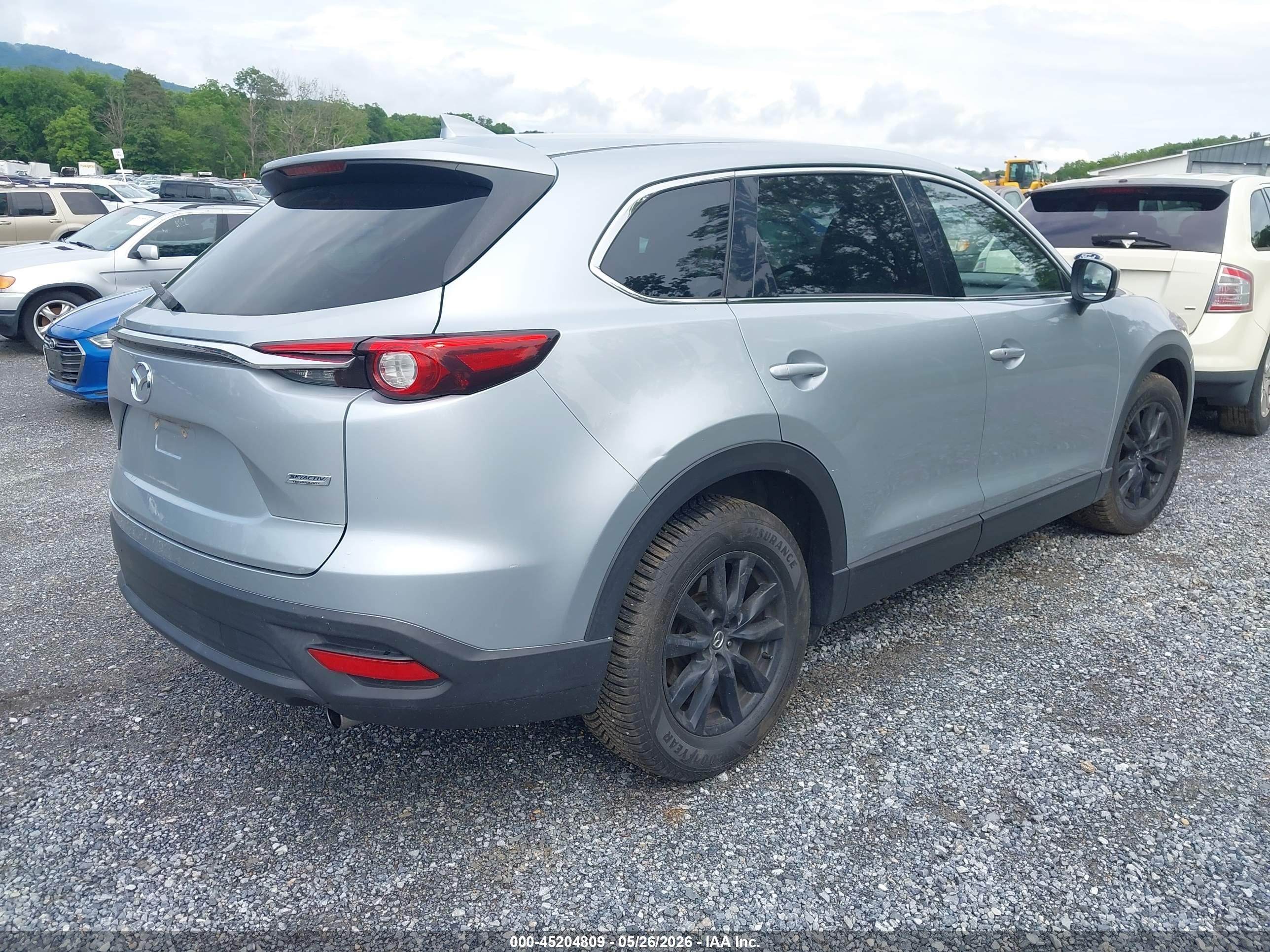 2016 Mazda Cx-9 Touring Silver vin: JM3TCBCY3G0100659