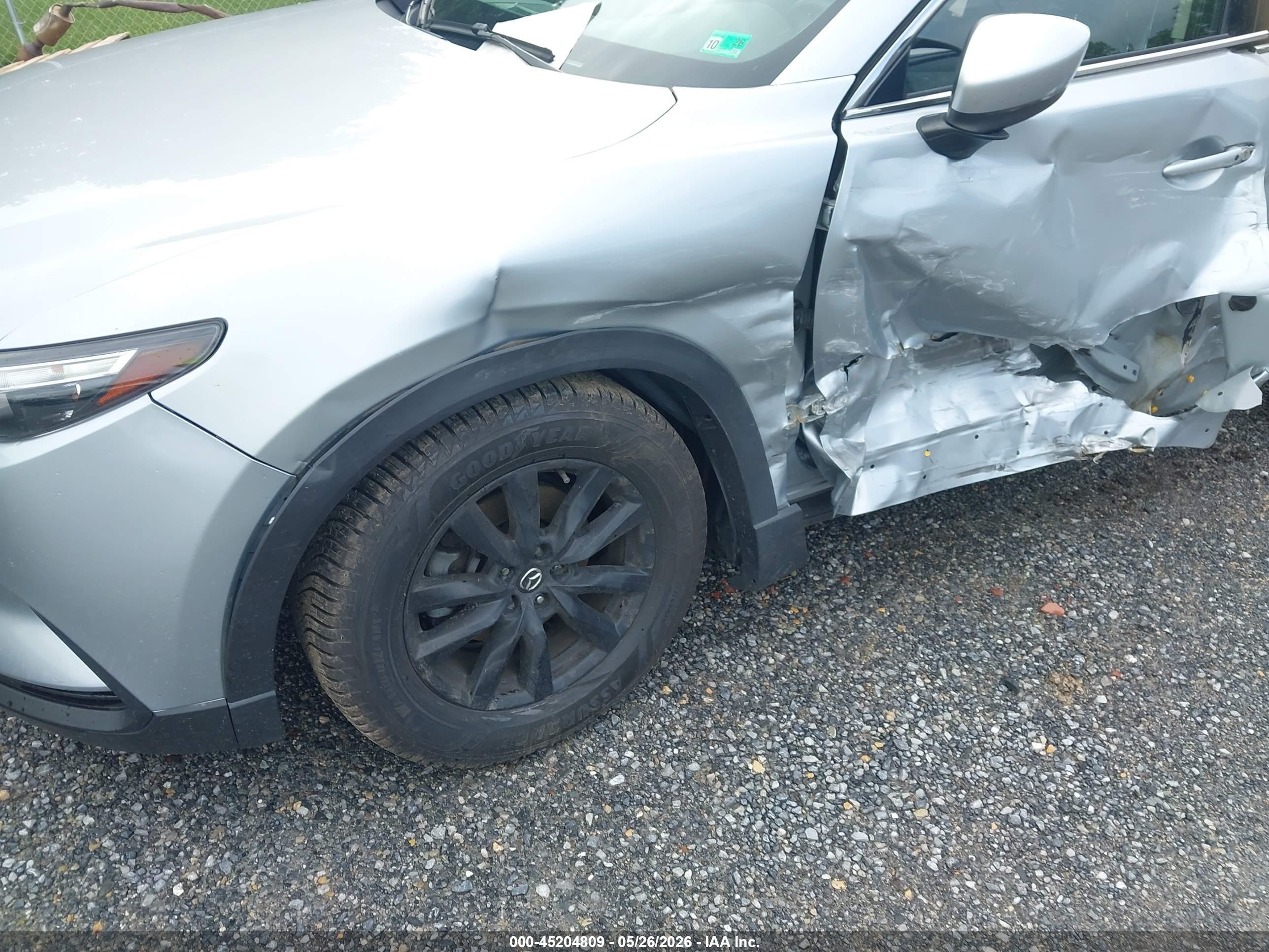 2016 Mazda Cx-9 Touring Silver vin: JM3TCBCY3G0100659