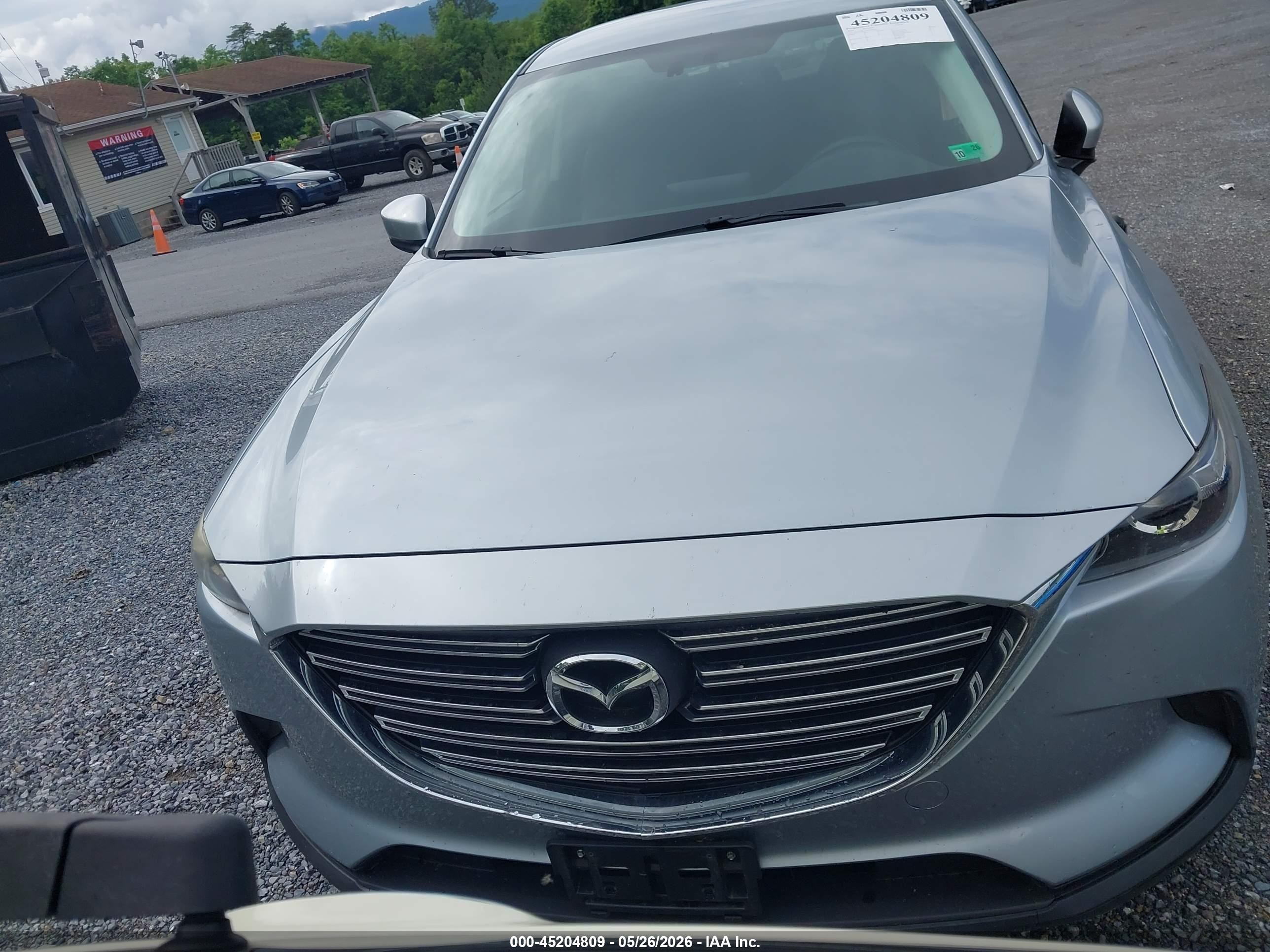 2016 Mazda Cx-9 Touring Silver vin: JM3TCBCY3G0100659