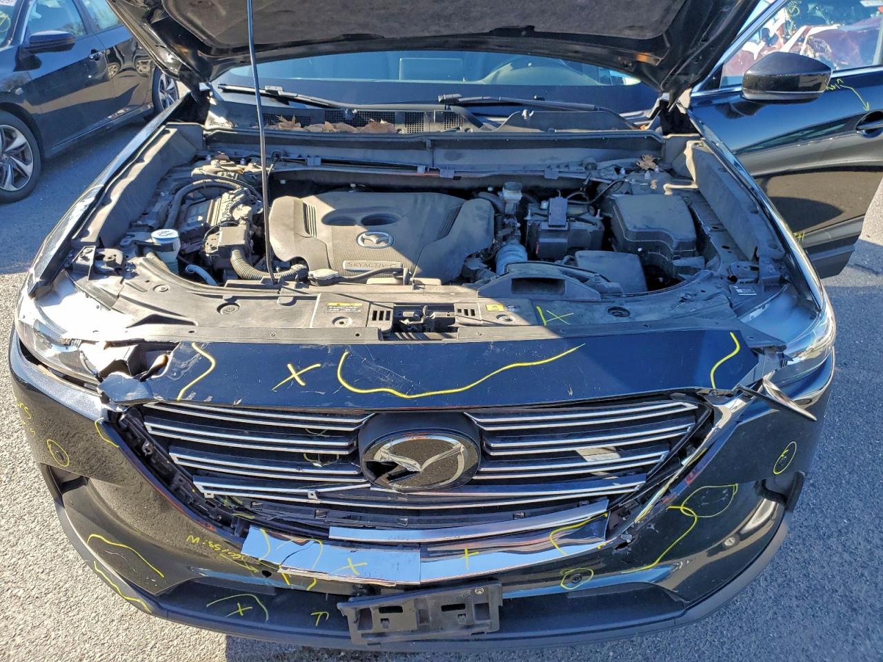 2020 Mazda Cx-9 Touring Black vin: JM3TCBCY4L0406117