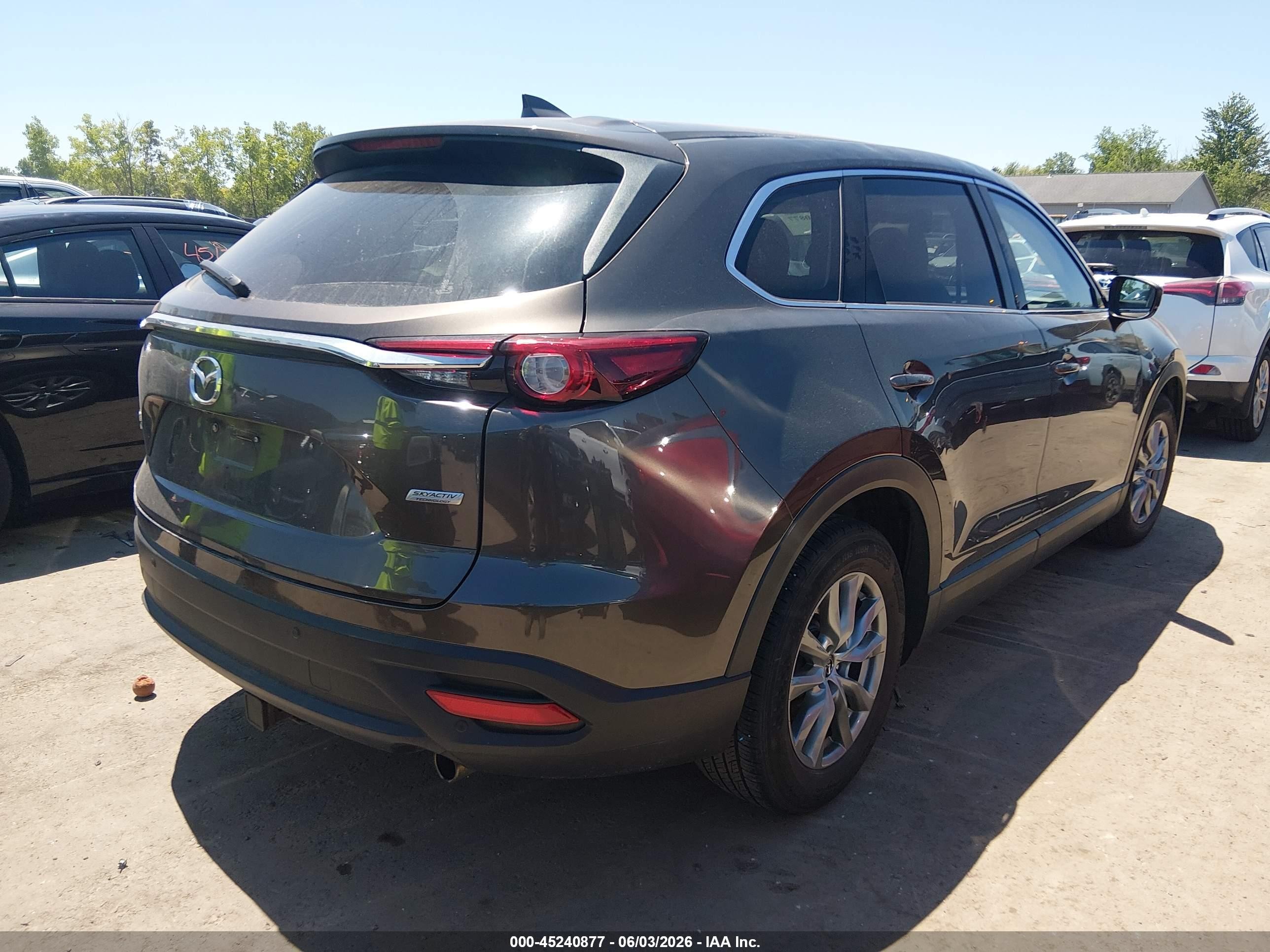 2016 Mazda Cx-9 Touring Gray vin: JM3TCBCY6G0101160