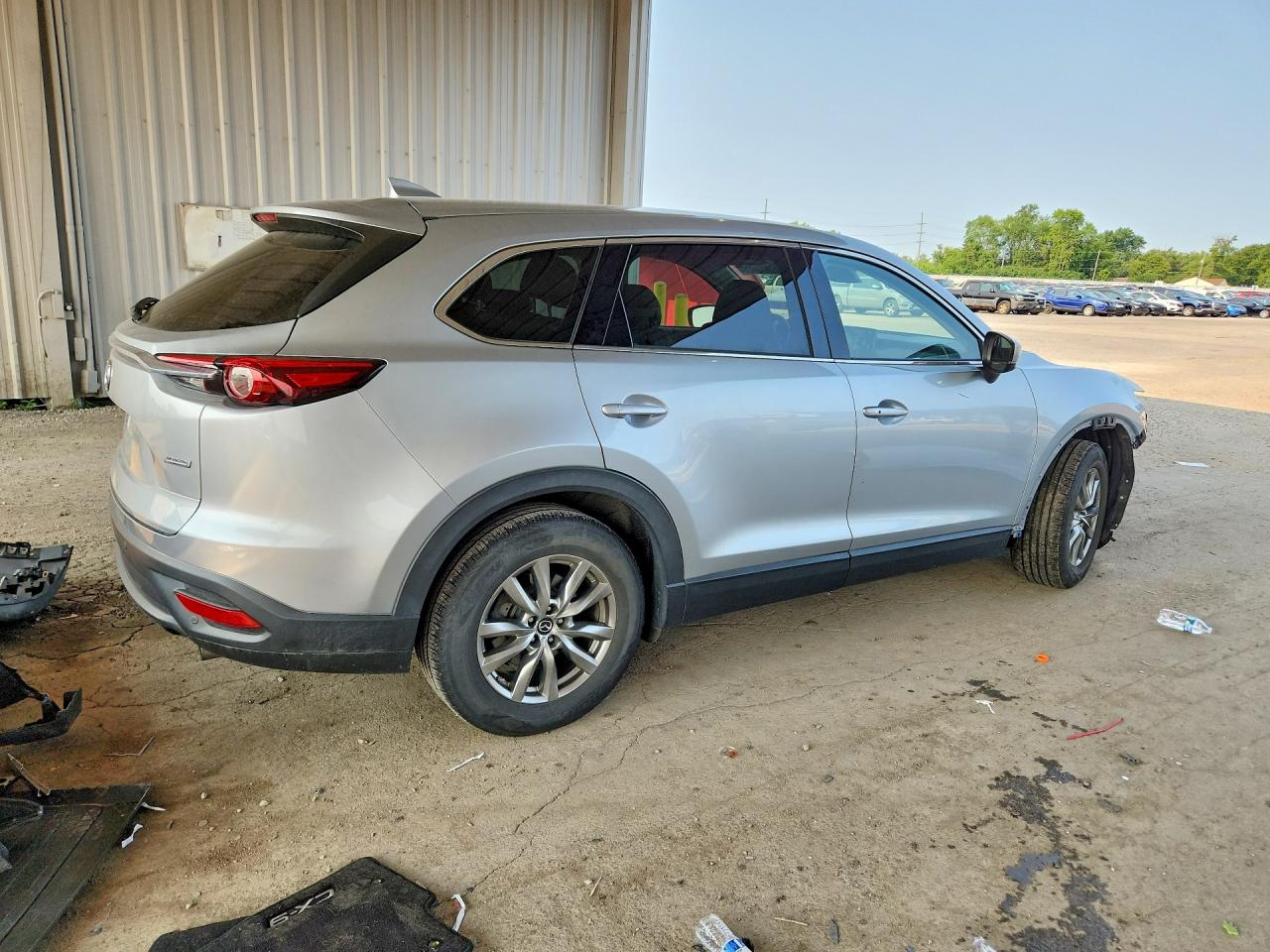 2019 Mazda Cx-9 Touring Silver vin: JM3TCBCY7K0326356