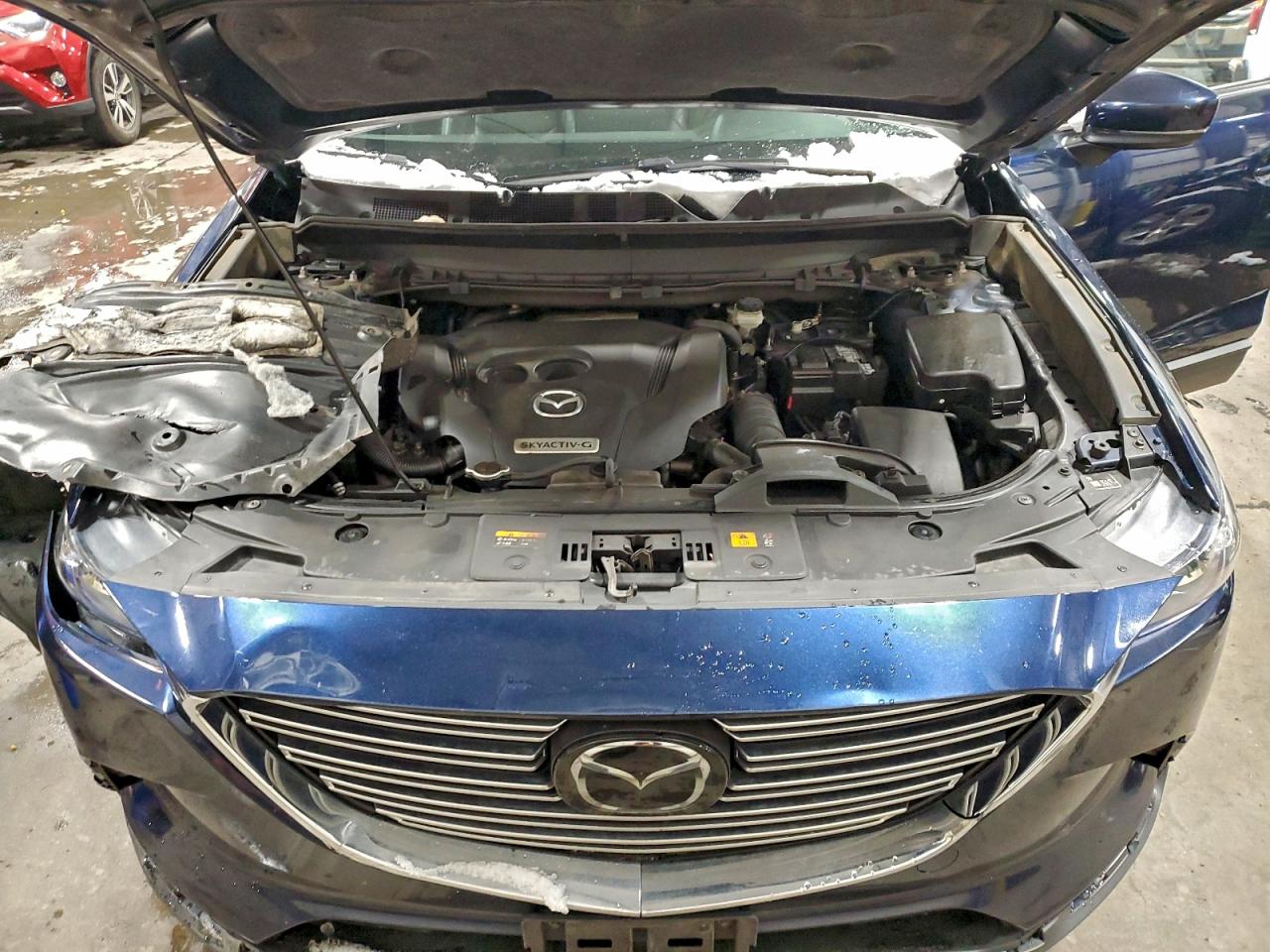 2020 Mazda Cx-9 Touring Blue vin: JM3TCBCYXL0417087