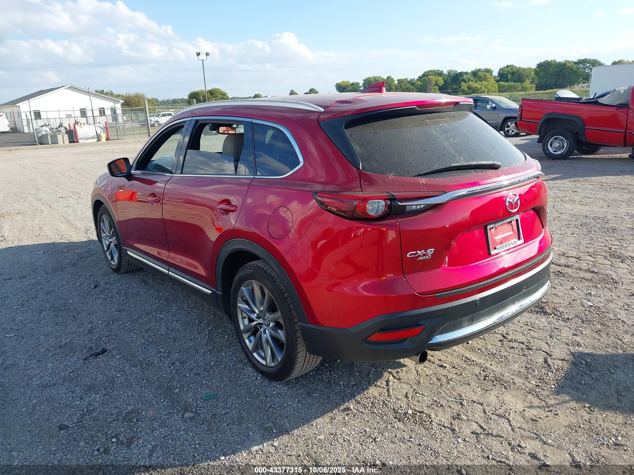 2018 Mazda Cx-9 Grand Touring Бордовый vin: JM3TCBDY1J0235094