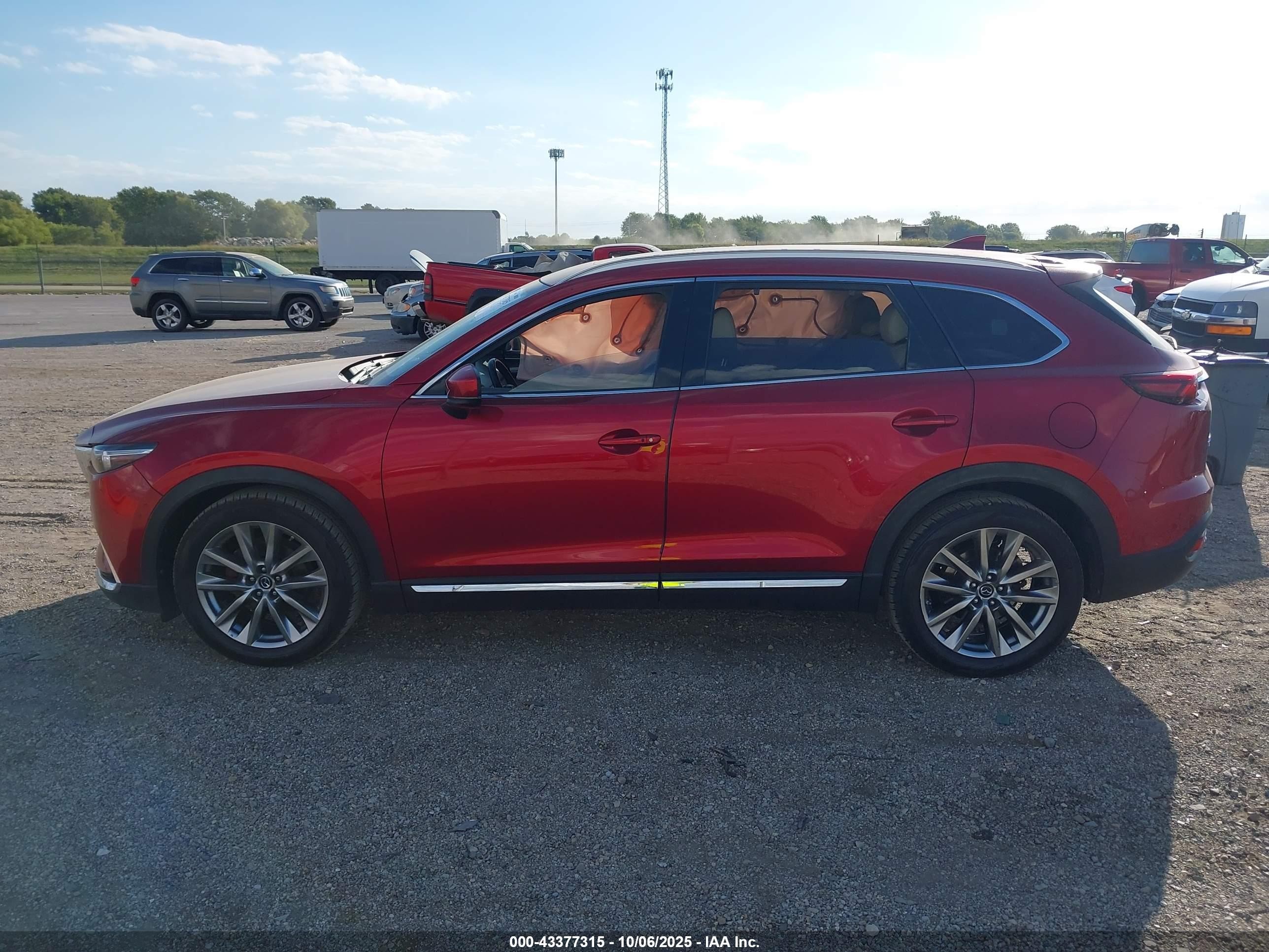 2018 Mazda Cx-9 Grand Touring Бордовый vin: JM3TCBDY1J0235094