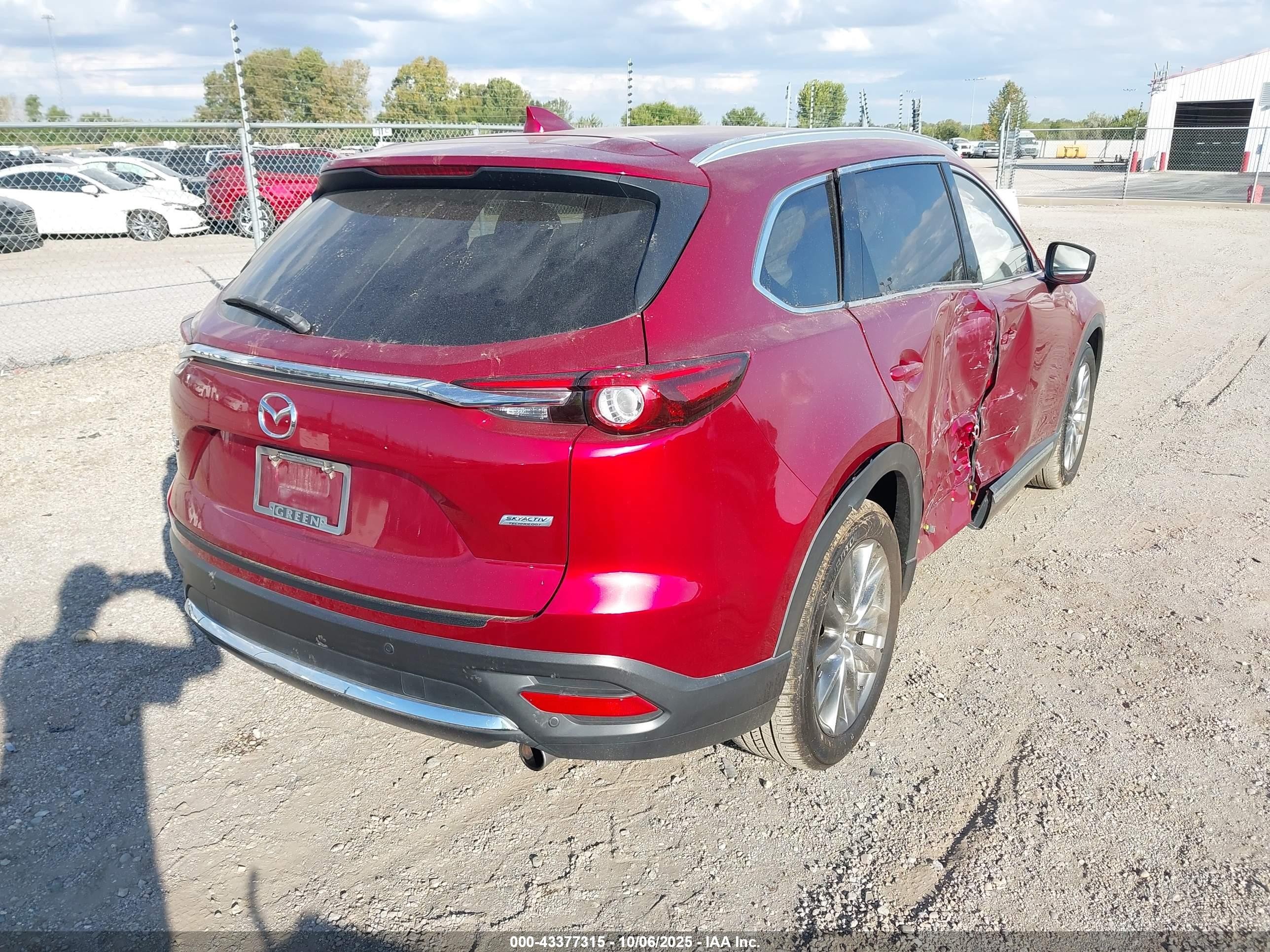 2018 Mazda Cx-9 Grand Touring Бордовый vin: JM3TCBDY1J0235094