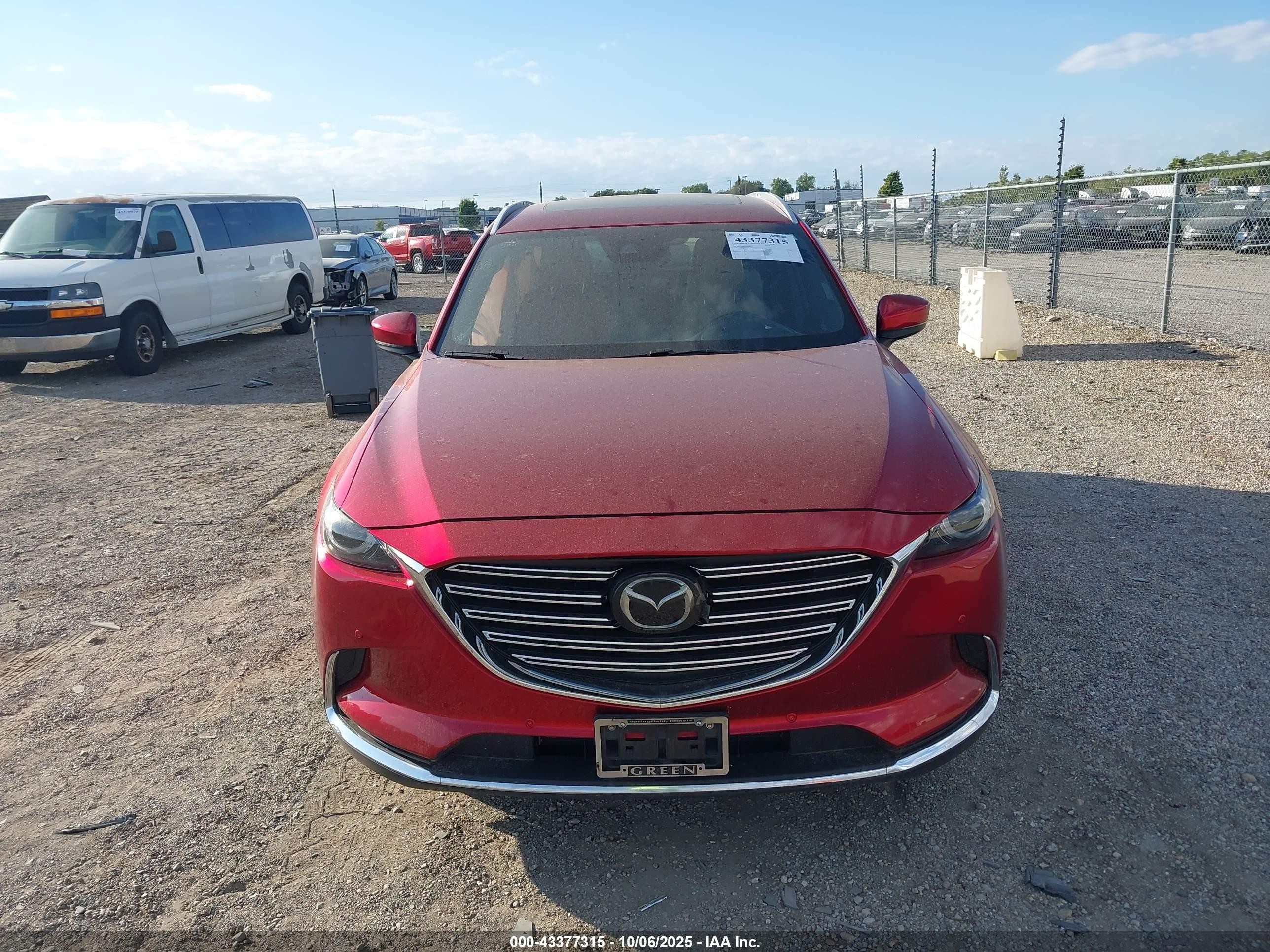 2018 Mazda Cx-9 Grand Touring Бордовый vin: JM3TCBDY1J0235094