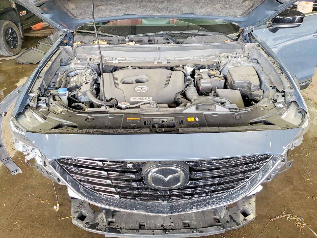 2023 Mazda Cx-9 Grand Touring Серый vin: JM3TCBDY1P0631583