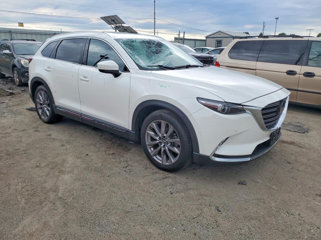 2020 Mazda Cx-9 Grand Touring White vin: JM3TCBDY2L0407457