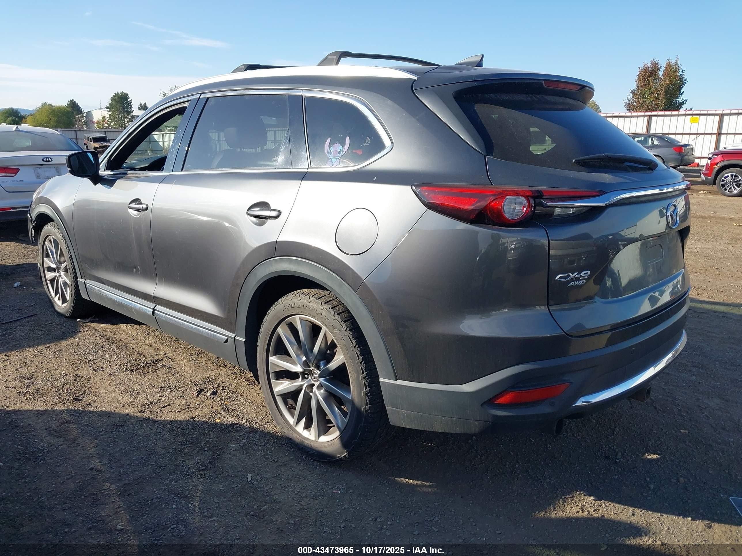 2018 Mazda Cx-9 Grand Touring Серый vin: JM3TCBDY3J0231810