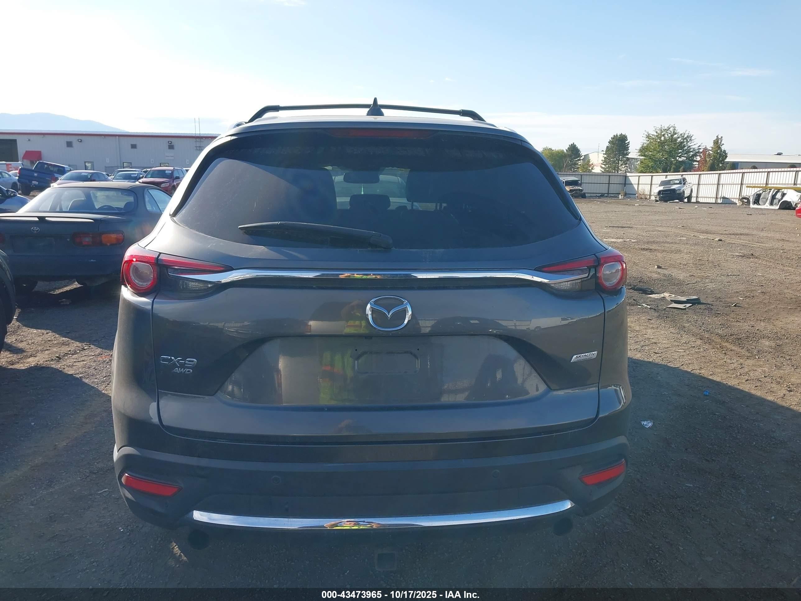 2018 Mazda Cx-9 Grand Touring Серый vin: JM3TCBDY3J0231810