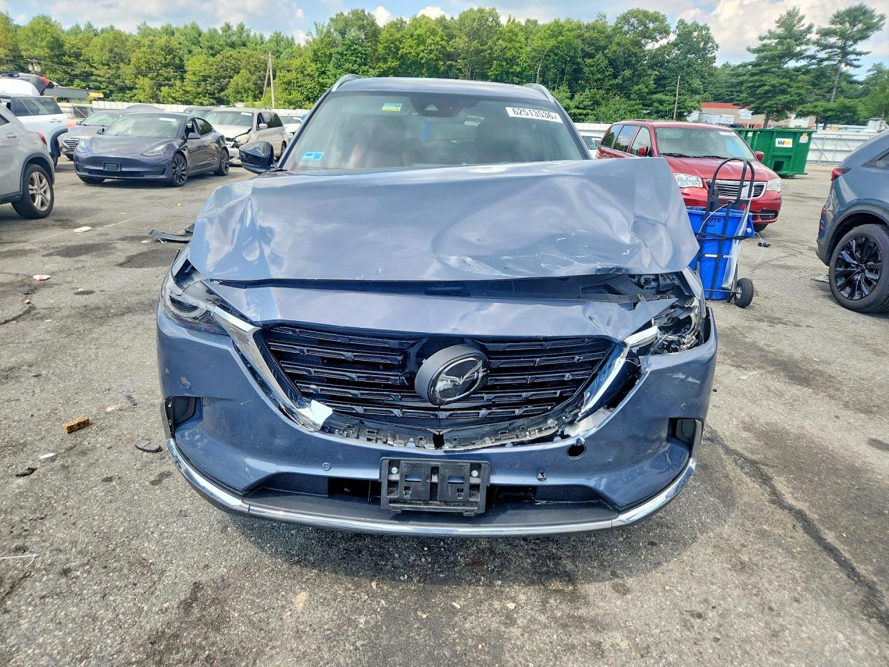 2023 Mazda Cx-9 Grand Touring Gray vin: JM3TCBDY3P0632394