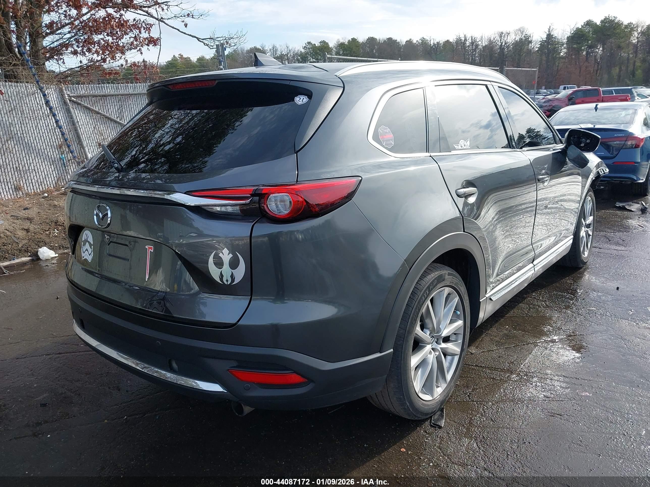 2019 Mazda Cx-9 Grand Touring Gray vin: JM3TCBDY4K0329245