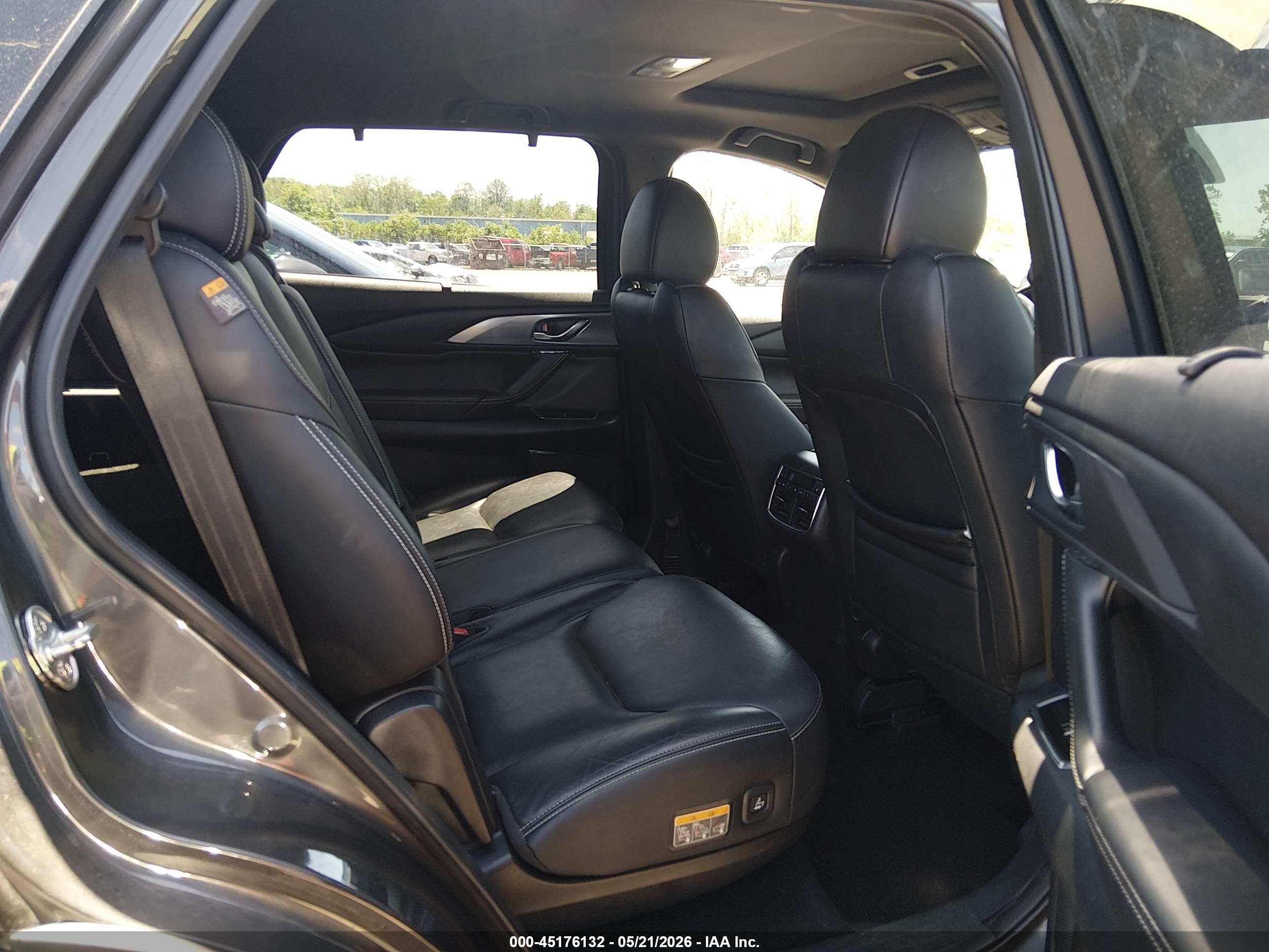 2021 Mazda Cx-9 Grand Touring Gray vin: JM3TCBDY5M0531188