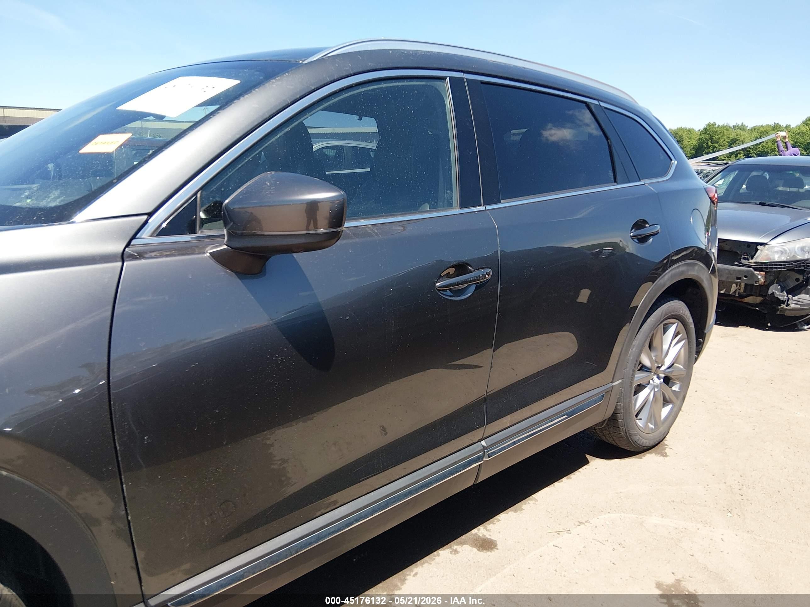 2021 Mazda Cx-9 Grand Touring Gray vin: JM3TCBDY5M0531188