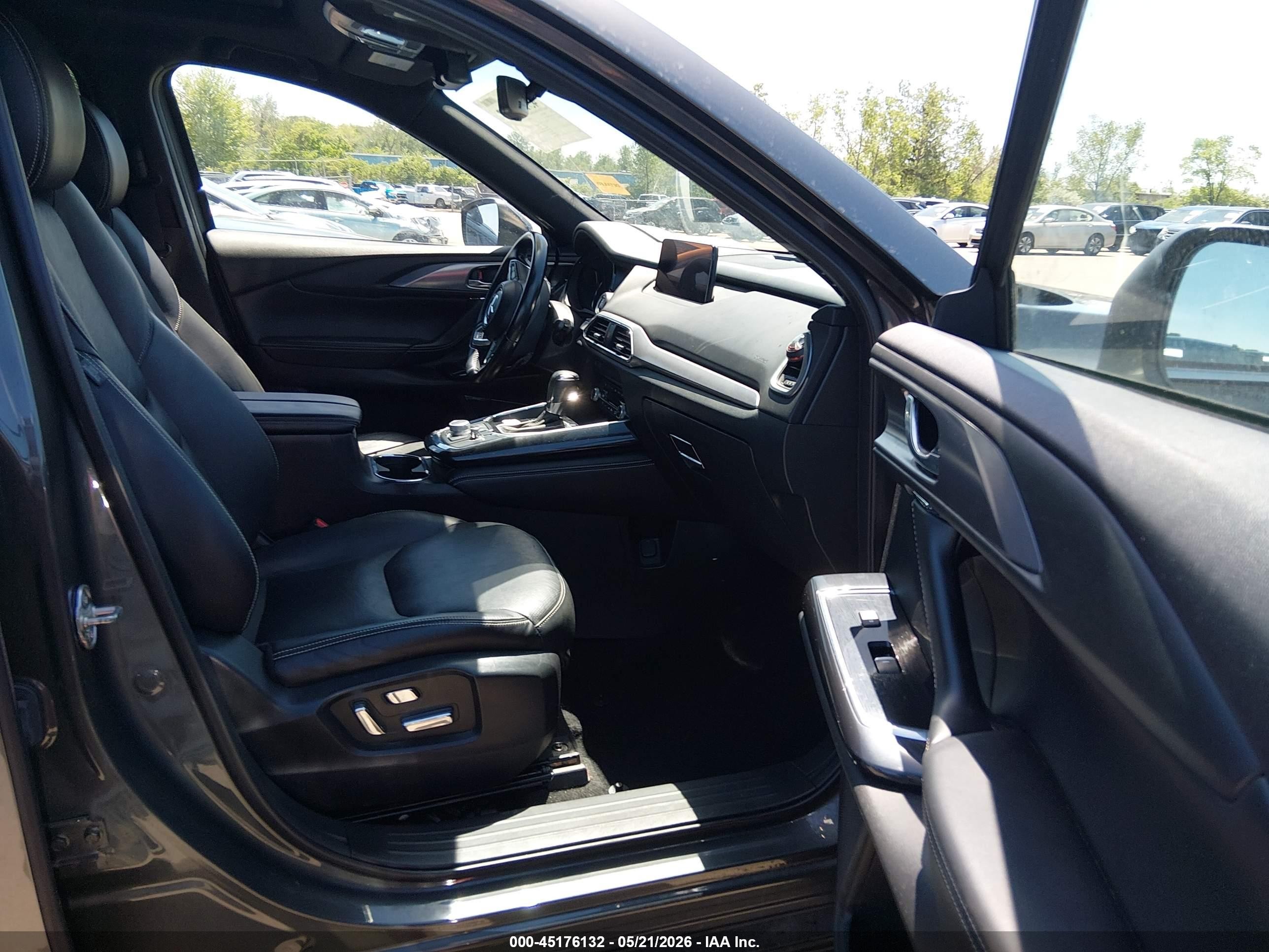 2021 Mazda Cx-9 Grand Touring Gray vin: JM3TCBDY5M0531188