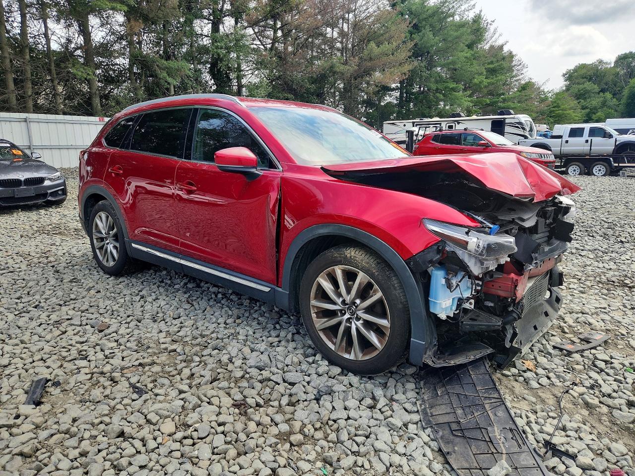 2018 Mazda Cx-9 Grand Touring Red vin: JM3TCBDYXJ0232808
