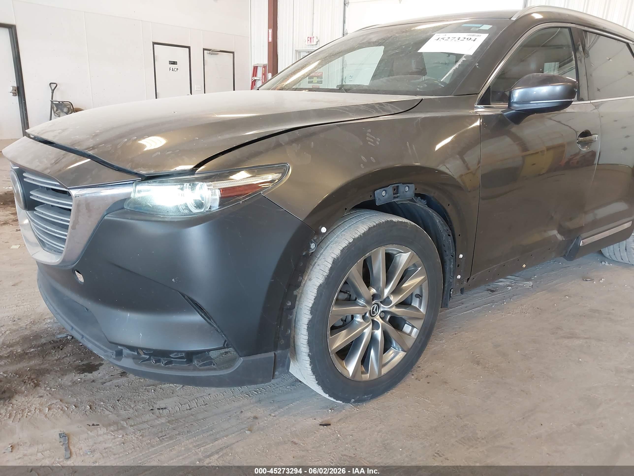 2016 Mazda Cx-9 Signature Gray vin: JM3TCBEY5G0118173